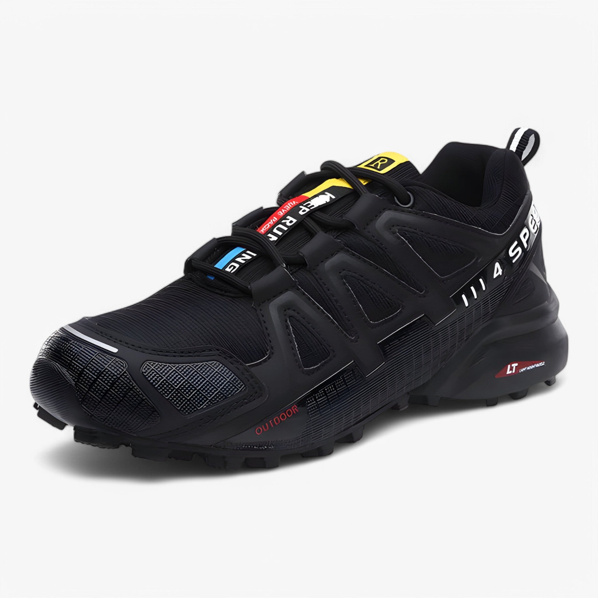 Scarpe Trekking Uomo Impermeabili Traspiranti - Montagna, Comfort & Aderenza Superiore - Nero - comoda comoda scarpa scarpa schoenen shoes trekking - Concept Palermo