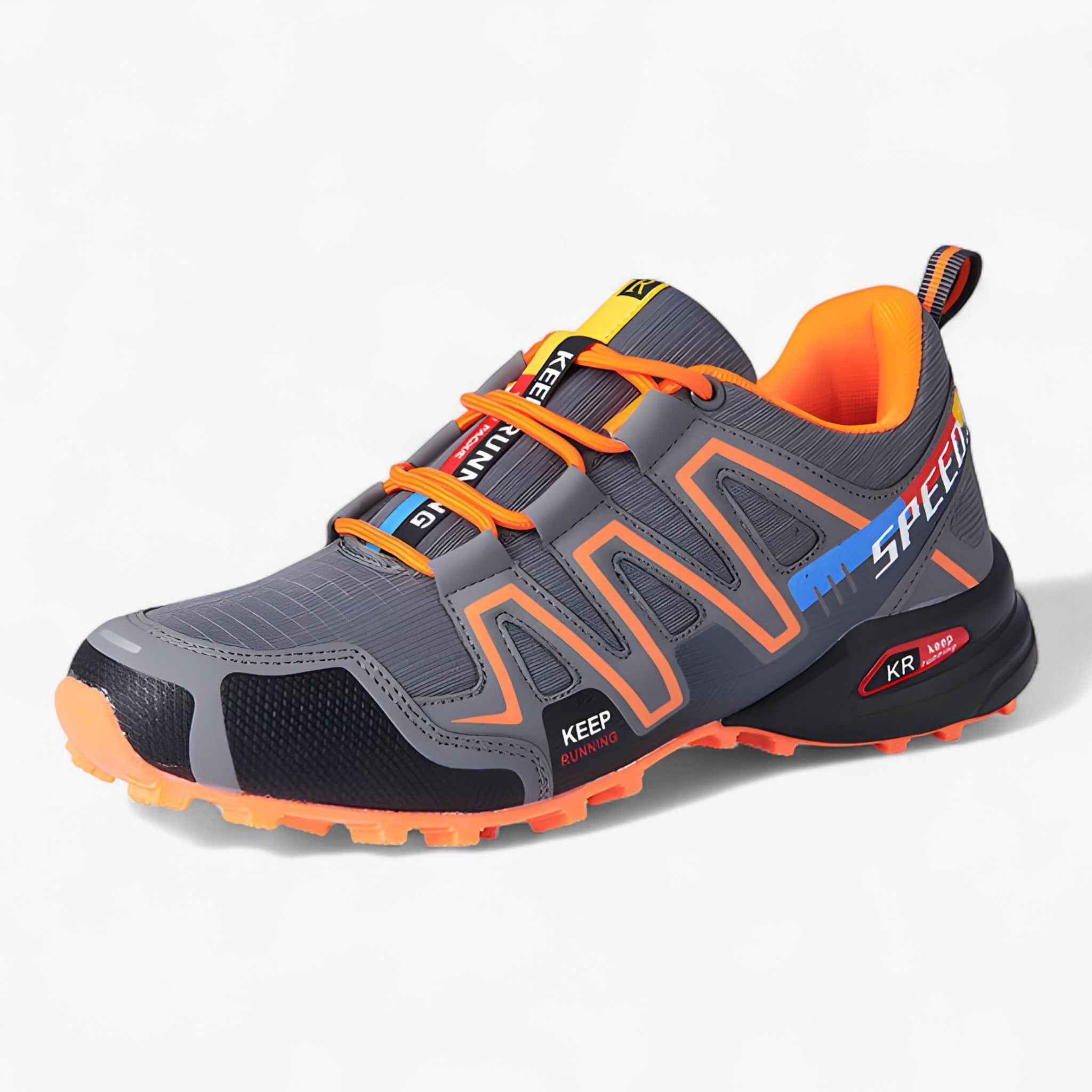 Scarpe Escursionismo Uomo Impermeabili – Trekking Montagna Confortevoli, Antiscivolo - Orange-gris - antidérapante category-shoes chaussures chaussures randonnée cross-from-marche-lino-15831874339165 homme imperméable Men's Shoes New-google randonnée semelle shoes Shoes men trekking - Concept Palermo
