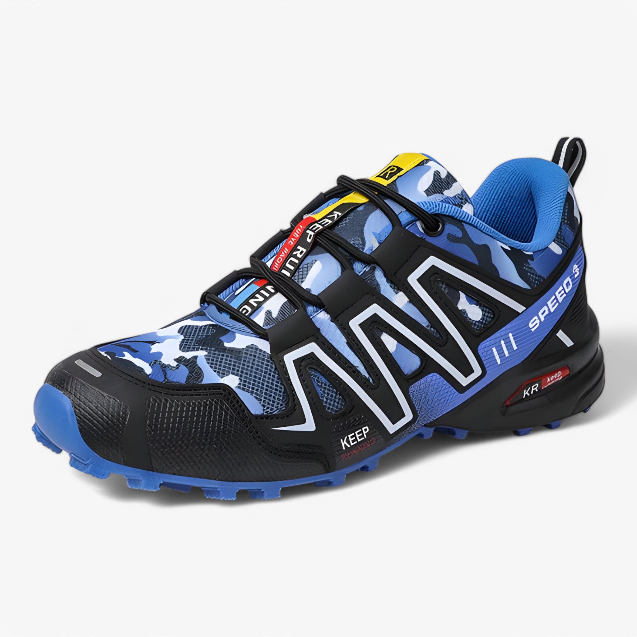 Scarpe Trekking Uomo Impermeabili Traspiranti - Montagna, Comfort & Aderenza Superiore - Blu - comoda comoda scarpa scarpa schoenen shoes trekking - Concept Palermo