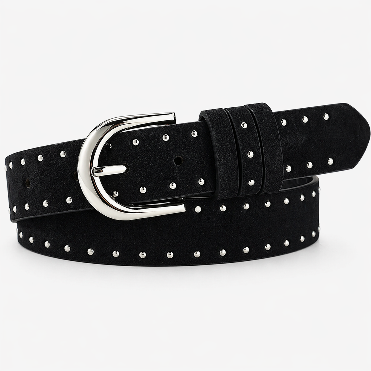 Cintura in suede di Schicker - Stilosa e curata nei dettagli Pelle Donna Velluto - Nero - 2.8cm ADULT Belts China (mainland) cintura cintura suede curata dettagli donna Guangdong LCYFQS LK251 Mainland China Novelty pelle PU schicker stilosa WOMEN - Concept Palermo