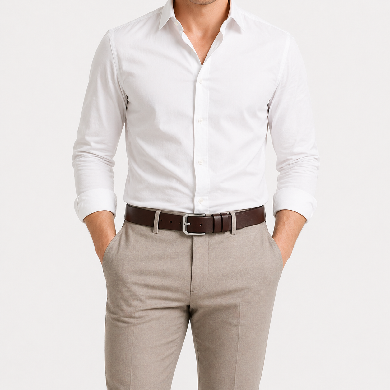 Cintura Uomo in Vera Pelle Nera per Jeans, Elegante e Resistente - - Belts belts for men cintura cintura pelle jeans Mens belt pelle pregiata uomo - Concept Palermo