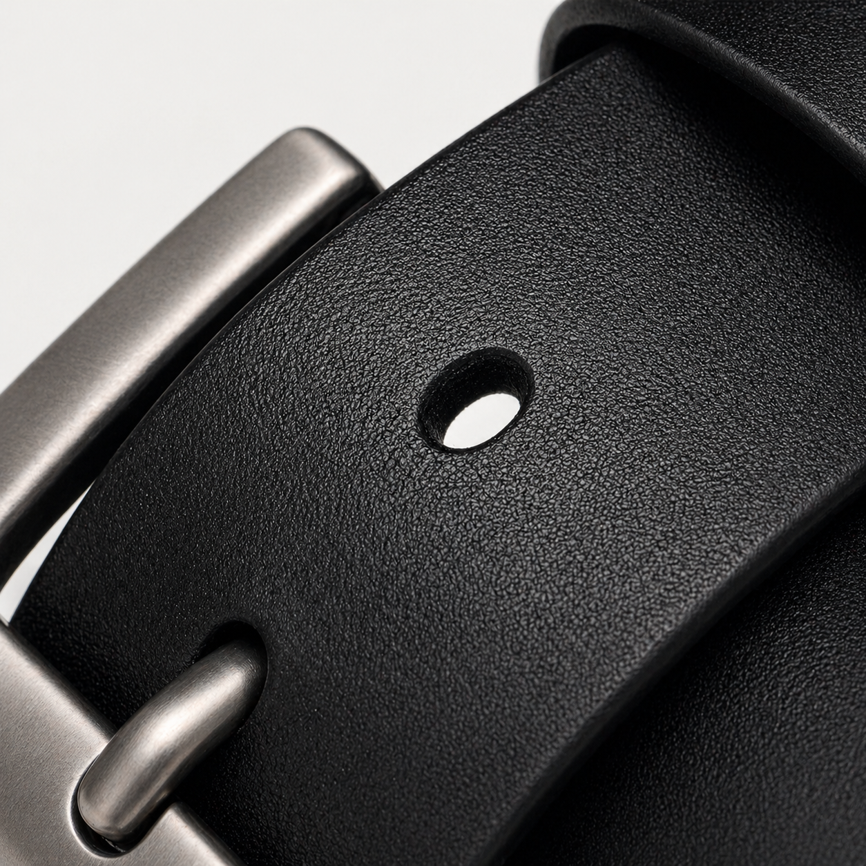 Cintura Uomo in Vera Pelle Nera per Jeans, Elegante e Resistente - - Belts belts for men cintura cintura pelle jeans Mens belt pelle pregiata uomo - Concept Palermo