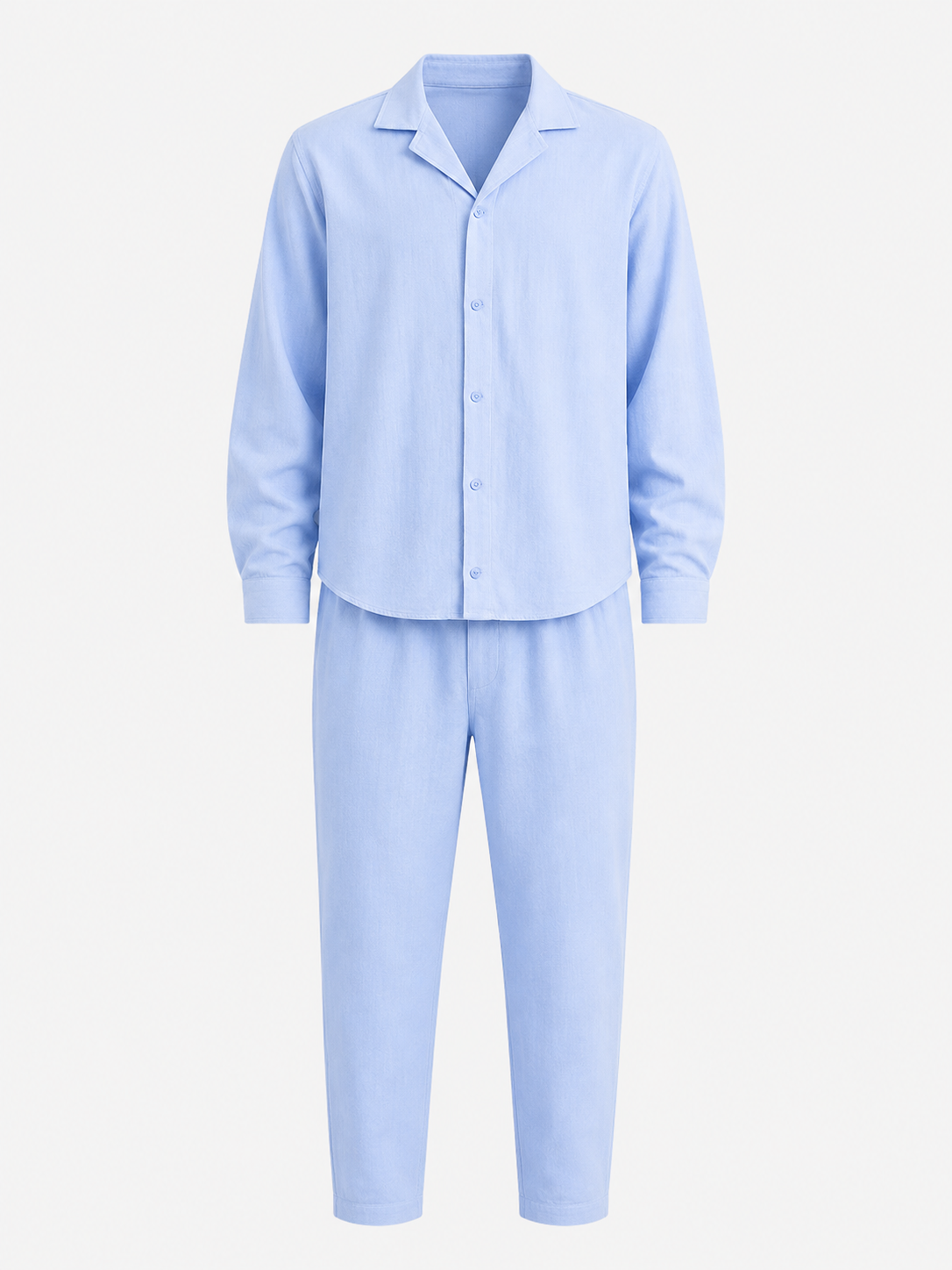 Completo Uomo Casual Estivo in Cotone - Camicia e Pantaloni Leggeri Due Pezzi - - ademend broek set casual chic comfortabel completo lino cubaanse kraag dagelijks gebruik heren mode heren overhemd heren set lente zomer lichtgewicht linnen overhemd linnen set linnenset losse pasvorm luchtig minimalistisch overhemd set relaxte pasvorm set uomo smart casual stile estivo strand stijl tijdloos vakantie stijl veelzijdig zomer overhemd zomer set zomers - Concept Palermo