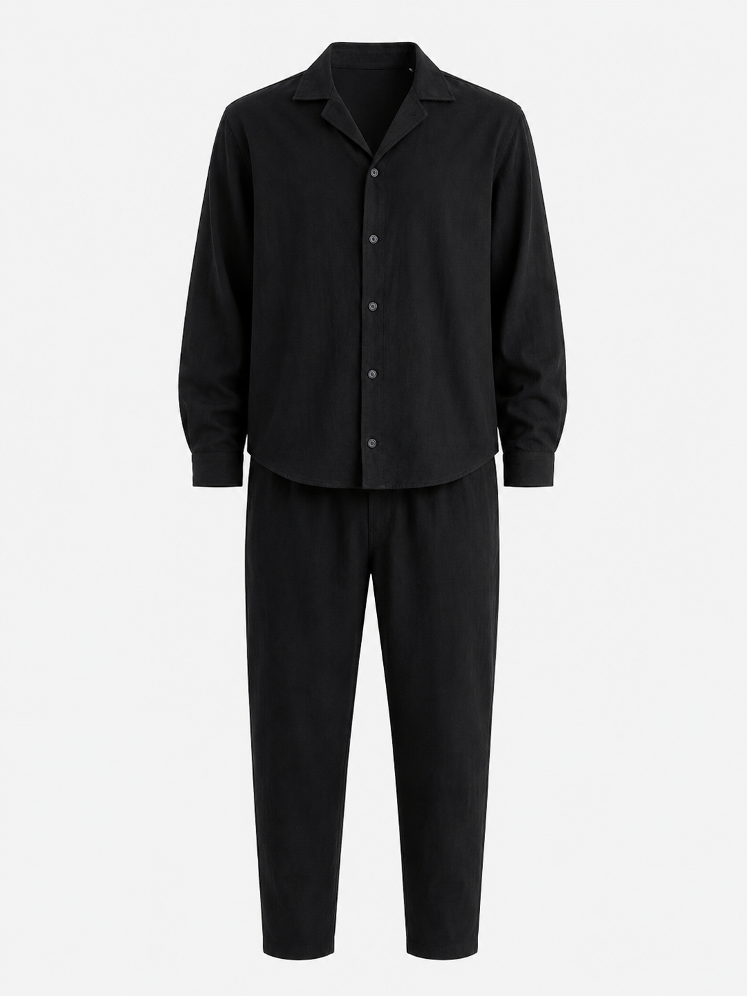 Completo Uomo Casual Estivo in Cotone - Camicia e Pantaloni Leggeri Due Pezzi - - ademend broek set casual chic comfortabel completo lino cubaanse kraag dagelijks gebruik heren mode heren overhemd heren set lente zomer lichtgewicht linnen overhemd linnen set linnenset losse pasvorm luchtig minimalistisch overhemd set relaxte pasvorm set uomo smart casual stile estivo strand stijl tijdloos vakantie stijl veelzijdig zomer overhemd zomer set zomers - Concept Palermo