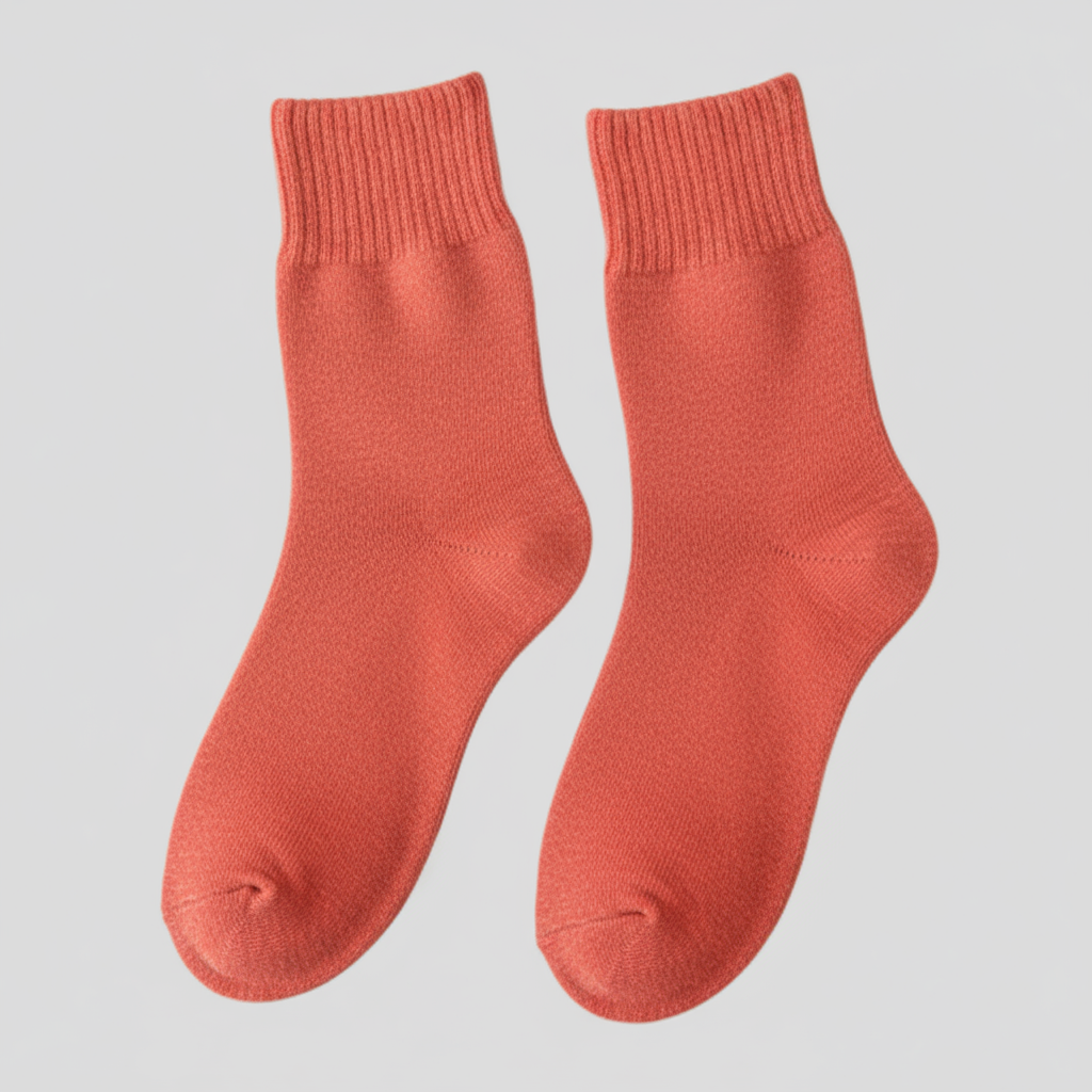 Calze in thermopile - Confortevoli e versatili Lana Uomo - Rosso corallo - Aanbevolen-tag calze calze thermopile confortevoli jean | calze in thermopile - confortevoli e versatili - € lana thermopile uomo versatili - Concept Palermo
