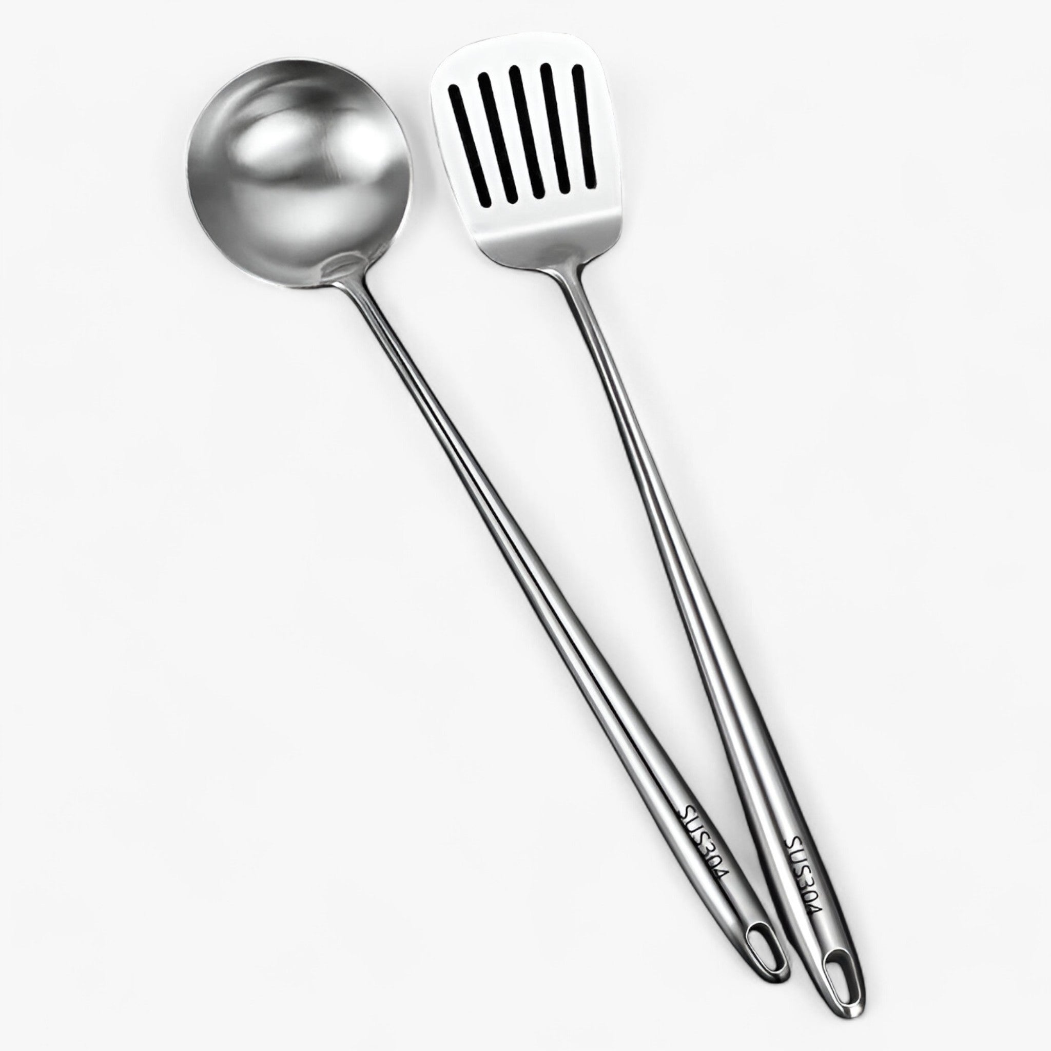 Pentole in acciaio inox Pentole affidabili e versatili - Cucchiaio da minestra + cucchiaio con frusta - acciaio affidabili home & garden inox Kitchen kitchen tools kitchen utensil pentole pentole acciaio versatili - Concept Palermo