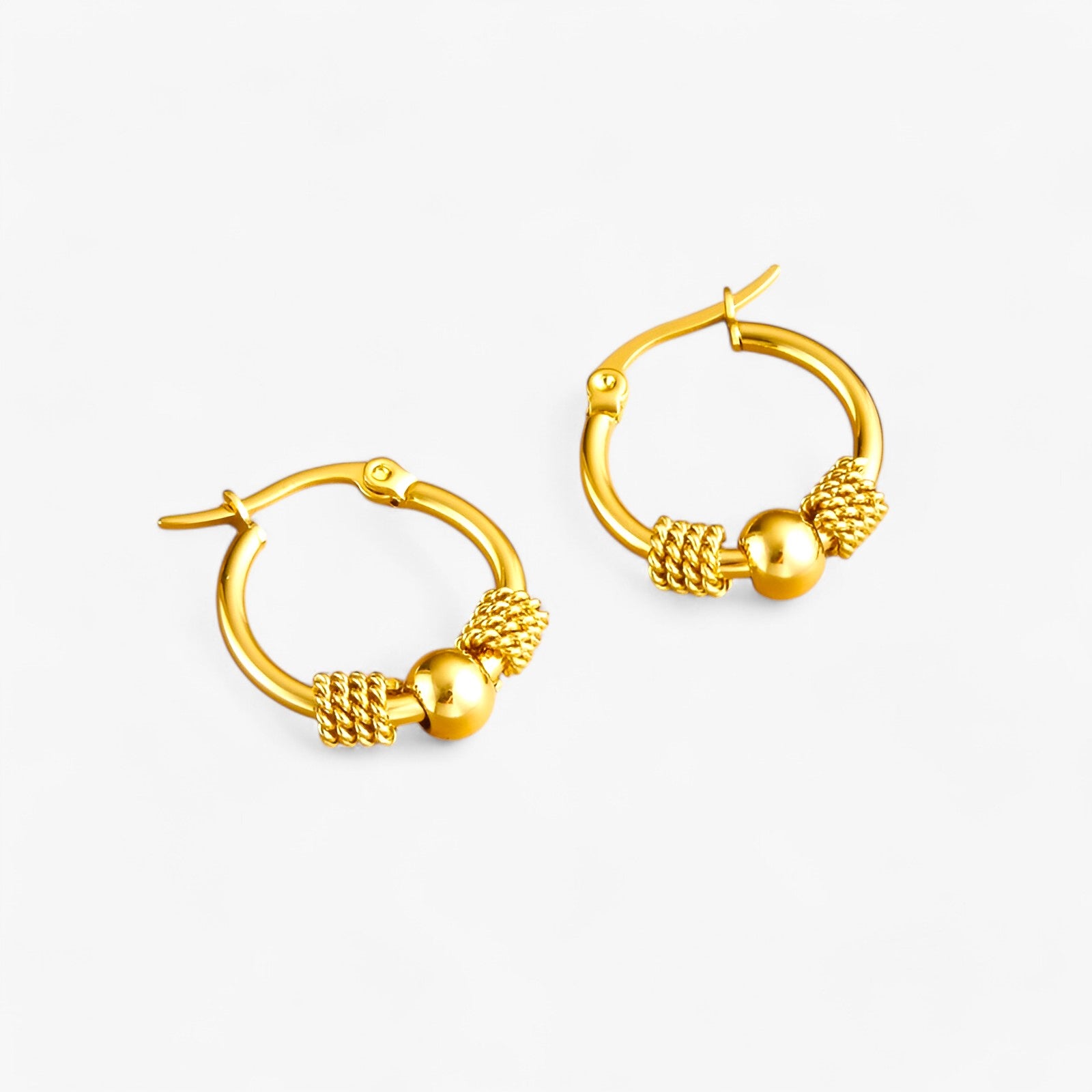 Hule vævede guldøreringe - - EARRINGS Earrings for Women Girls guldøreringe hule hule vævede jewelry New Fashion Earrings vævede - Concept Palermo