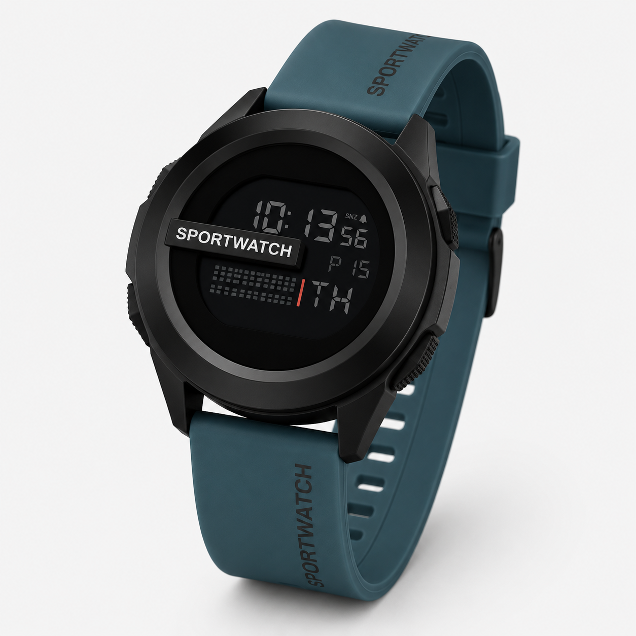 Orologio Digitale Sportivo Uomo Nero Impermeabile 5ATM, Cinturino Silicone - VerdeScuro - accessoires affidabile avventura digitale digitale impermeabile horloges impermeabile ogni uomo watches - Concept Palermo