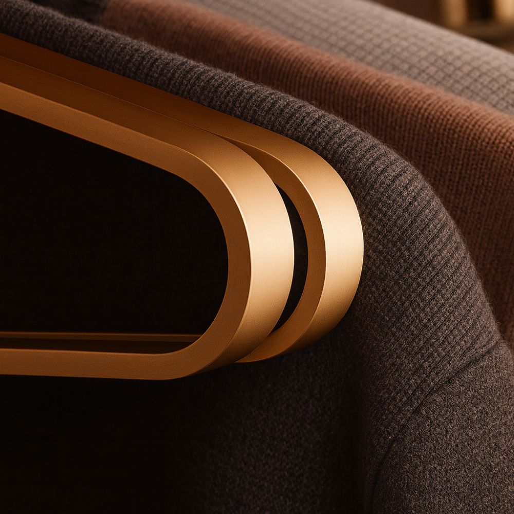 Grucce Uomo in Alluminio Slim Antiscivolo - Eleganza e Spazio - - accessori armadio antiscivolo appendiabiti uomo design slim grucce alluminio organizzazione guardaroba salvaspazio - Givera