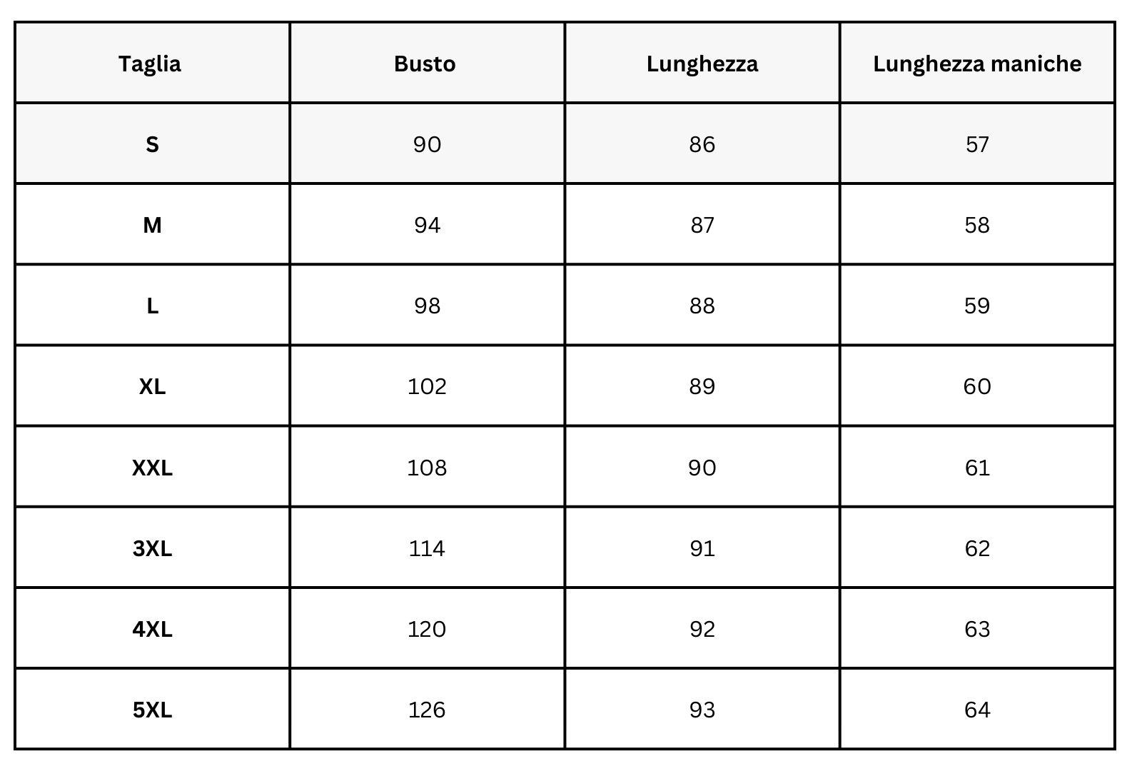 Size Guide