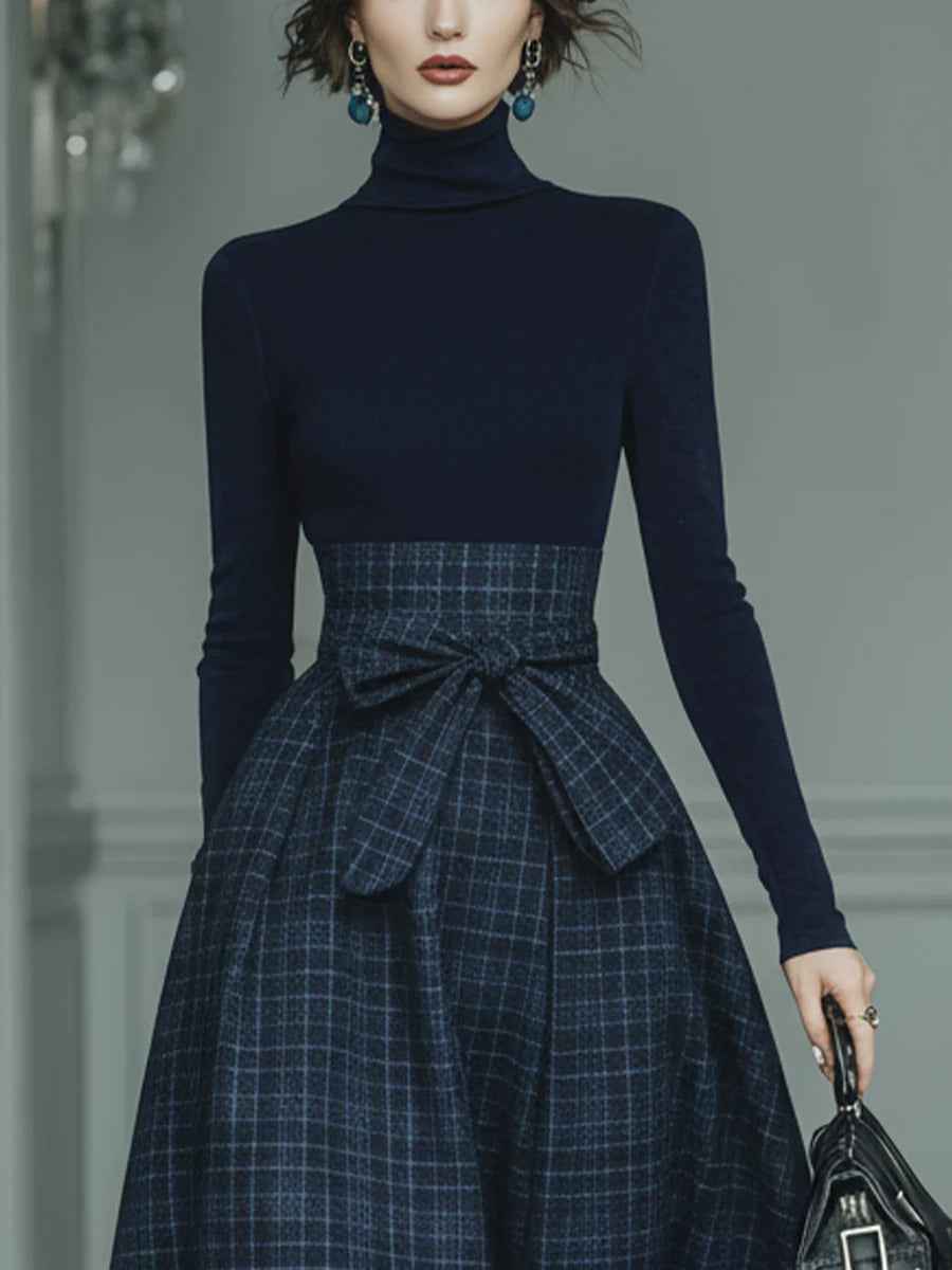 Completo Tailleur Donna a Quadri Cotone - - carreaux coton cross-from-marche-lino-15884933890397 ensemble ensemble tailleur ensemble élégant ensembles pour femmes fashion casual femme haut à col roulé jupe à carreaux look chic mode moderne New-google robe deux pièces style sophistiqué tailleur tenue féminine vêtements polyvalents - Concept Palermo