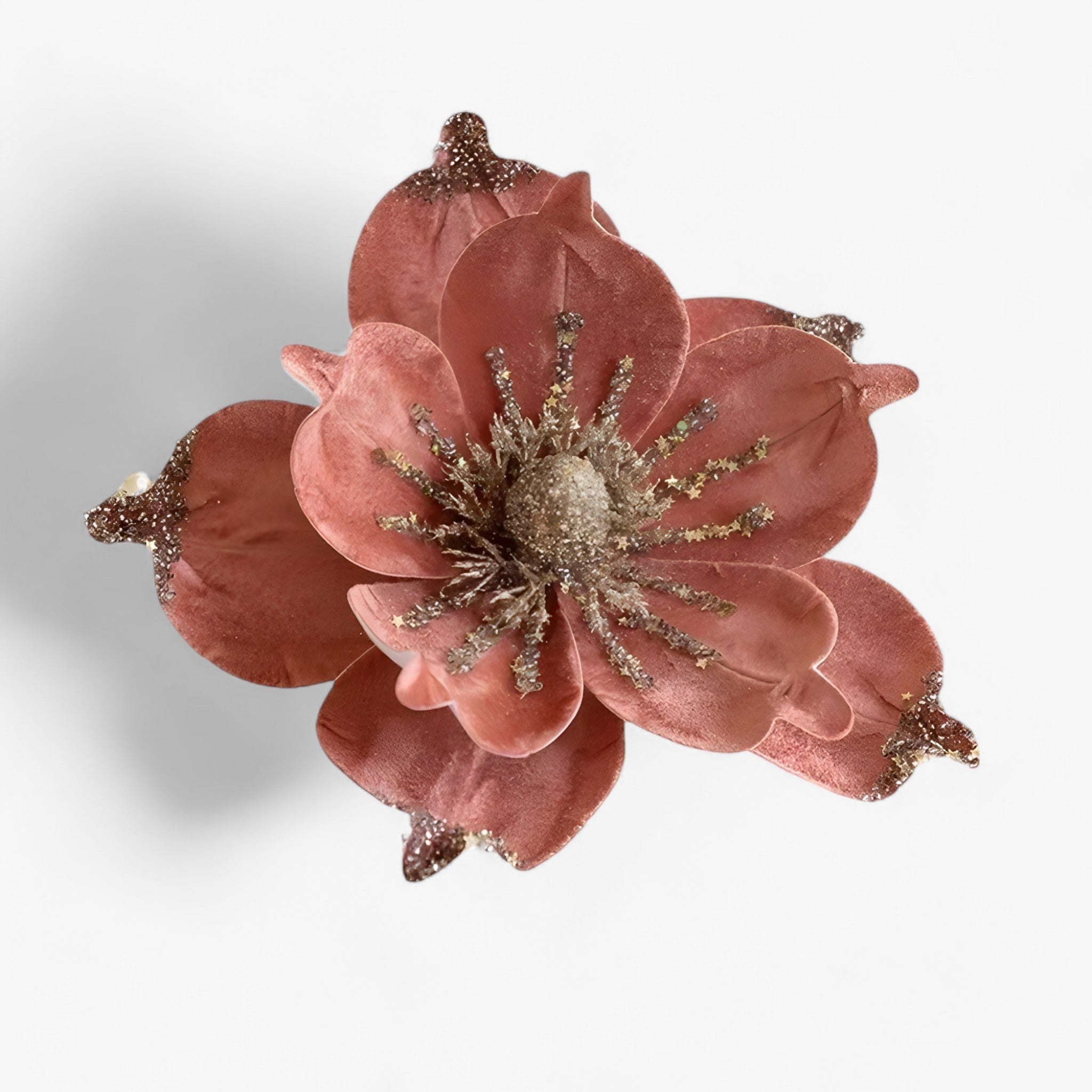 Fiori Artificiali Natalizi Rossi per Decorazioni Casa e Ufficio, Set da 12 Pezzi - Rosa 8 PCS - accessori natalizi artificiali decorazioni decorazioni di Capodanno decorazioni festive decorazioni natalizie decorazioni stagionali fiori fiori artificiali fiori di Natale natalizie ornamenti per l'albero uomo - Concept Palermo