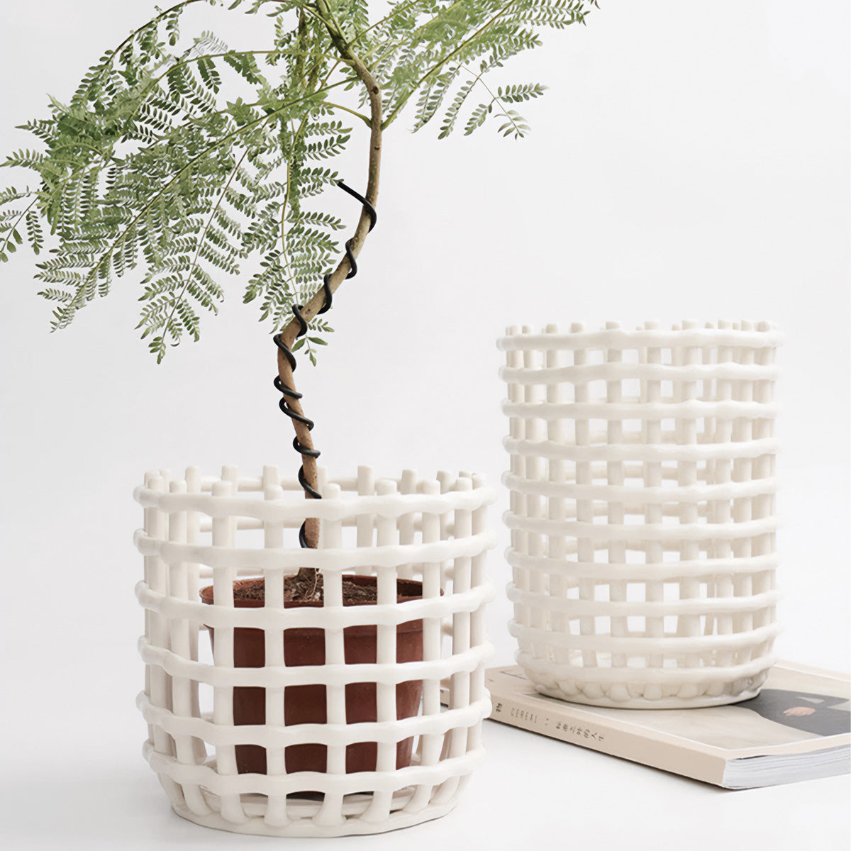 Collezione di Cestini Forma Soluzioni di Stoccaggio Stilose e Funzionali Uomo - - Ceramics cestini collezione collezione cestini Decor forma funzionali home & garden soluzioni stilose - Concept Palermo
