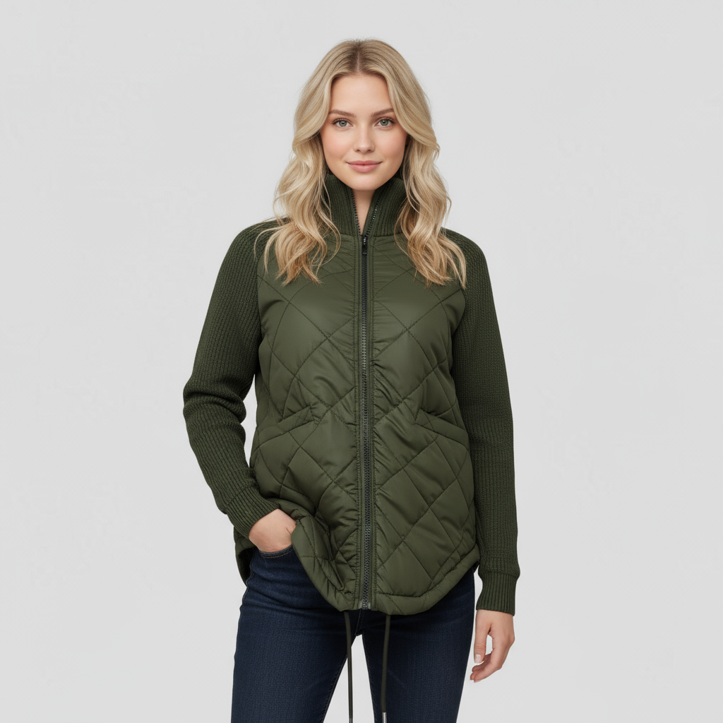 Giacca Piumino Leggera da Donna - - abbigliamento donna donna giacca giacca comoda giacca elegante giacca estiva donna giacca leggera giacca multifunzionale giacca patchwork giacca piumino giacche da donna leggera outerwear femminile piumino piumino donna - Concept Palermo