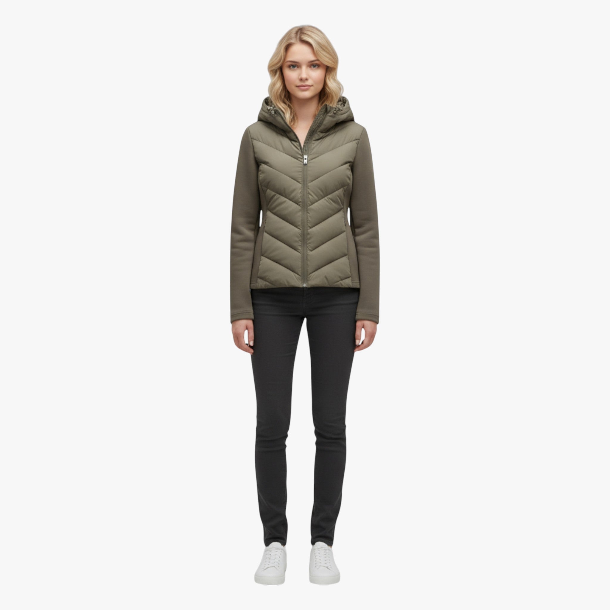 Giacca Invernale Donna con Cappuccio Trapuntata - - attività all'aperto autunno calda cappotto cappuccio comfort design elegante donna giacca giacca donna giacca invernale giacche da donna invernale inverno leggera stile taglie disponibili tessuto di alta qualità trapuntata victoriana - Concept Palermo