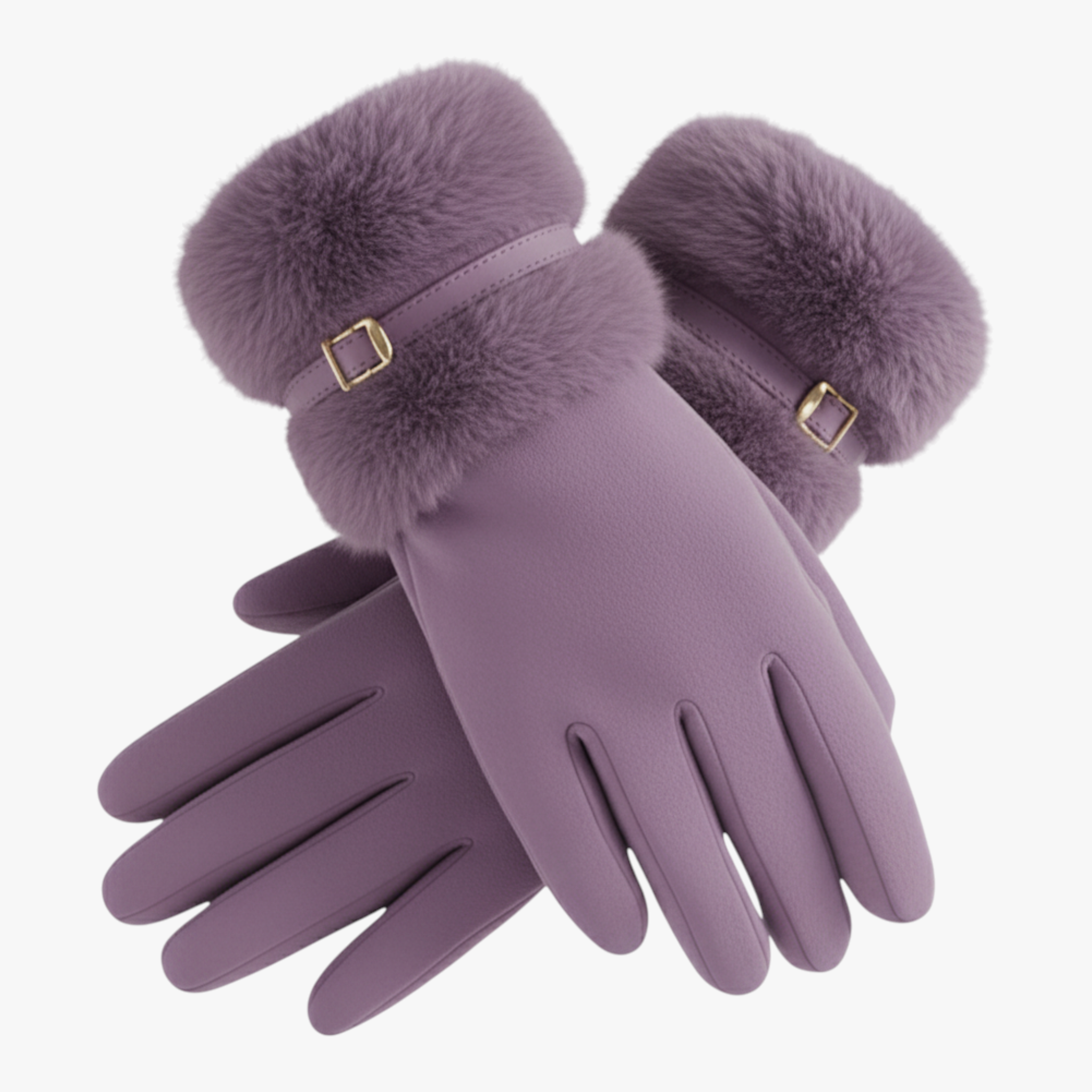 Guanti Invernali Caldi da Donna - Violet Taglia Unica - abbigliamento invernale accessori invernali caldi donna guanti guanti antivento guanti caldi guanti ciclismo guanti con fodera in pile guanti donna guanti guida guanti invernali guanti invierno guanti moda guanti outdoor guanti peluche guanti touchscreen donna invernali - Concept Palermo