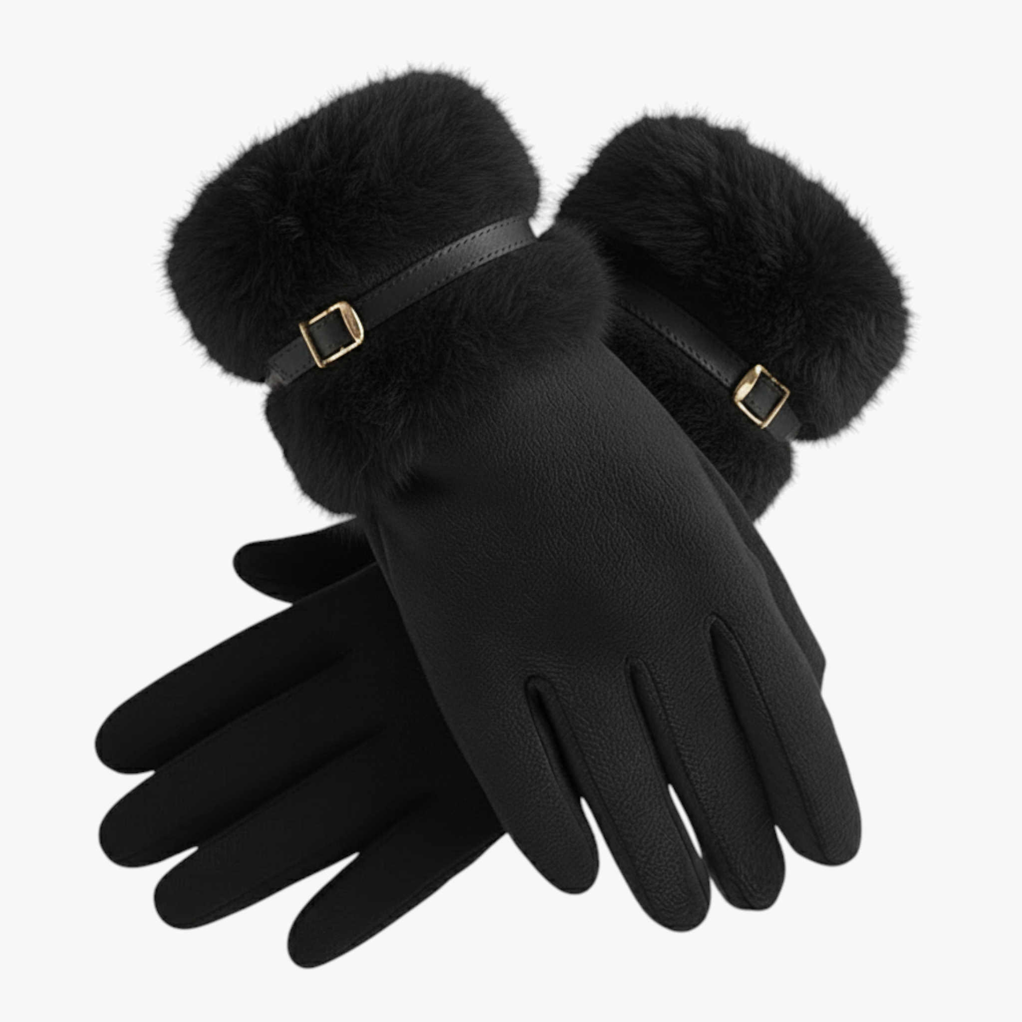 Guanti Invernali Caldi da Donna - Nero Taglia Unica - abbigliamento invernale accessori invernali caldi donna guanti guanti antivento guanti caldi guanti ciclismo guanti con fodera in pile guanti donna guanti guida guanti invernali guanti invierno guanti moda guanti outdoor guanti peluche guanti touchscreen donna invernali - Concept Palermo