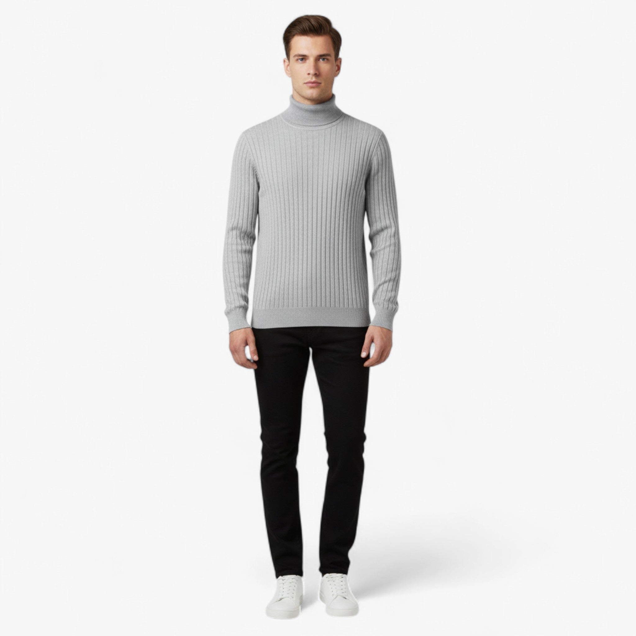 Maglione a Collo Alto da Uomo - - Clothes clothes men Clothing collo maglione maglione collo men's top clothes Sweater sweater men sweaters uomo - Concept Palermo