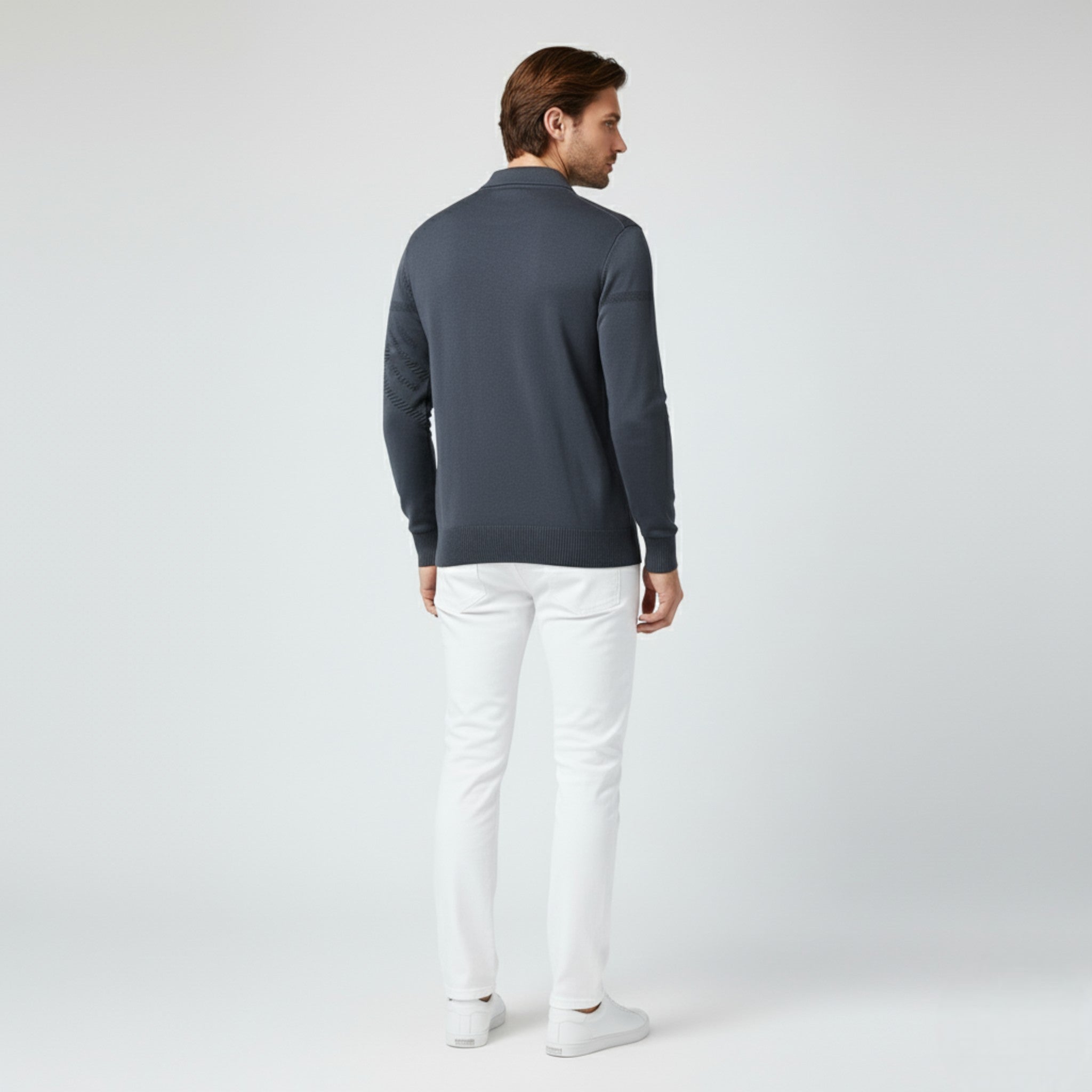 Maglione Polo Uomo Maglia Calda Vari Colori Slim Fit Elegante - - calda Clothes clothes men colori maglia maglione maglione polo men's top clothes polo slim Sweater sweater men sweaters - Concept Palermo