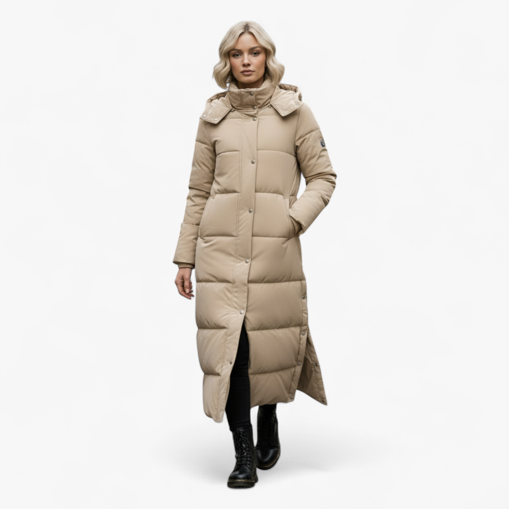 Giacca Invernale Donna Lunga con Cappuccio - - cappotti e giacche da donna cappotto coreano cappotto donna cappotto spesso cappuccio donna giacca giacca alla moda giacca autunno inverno giacca calda giacca comoda giacca elegante giacca invernale giacca lunga invernale lunga parka con cappuccio - Concept Palermo