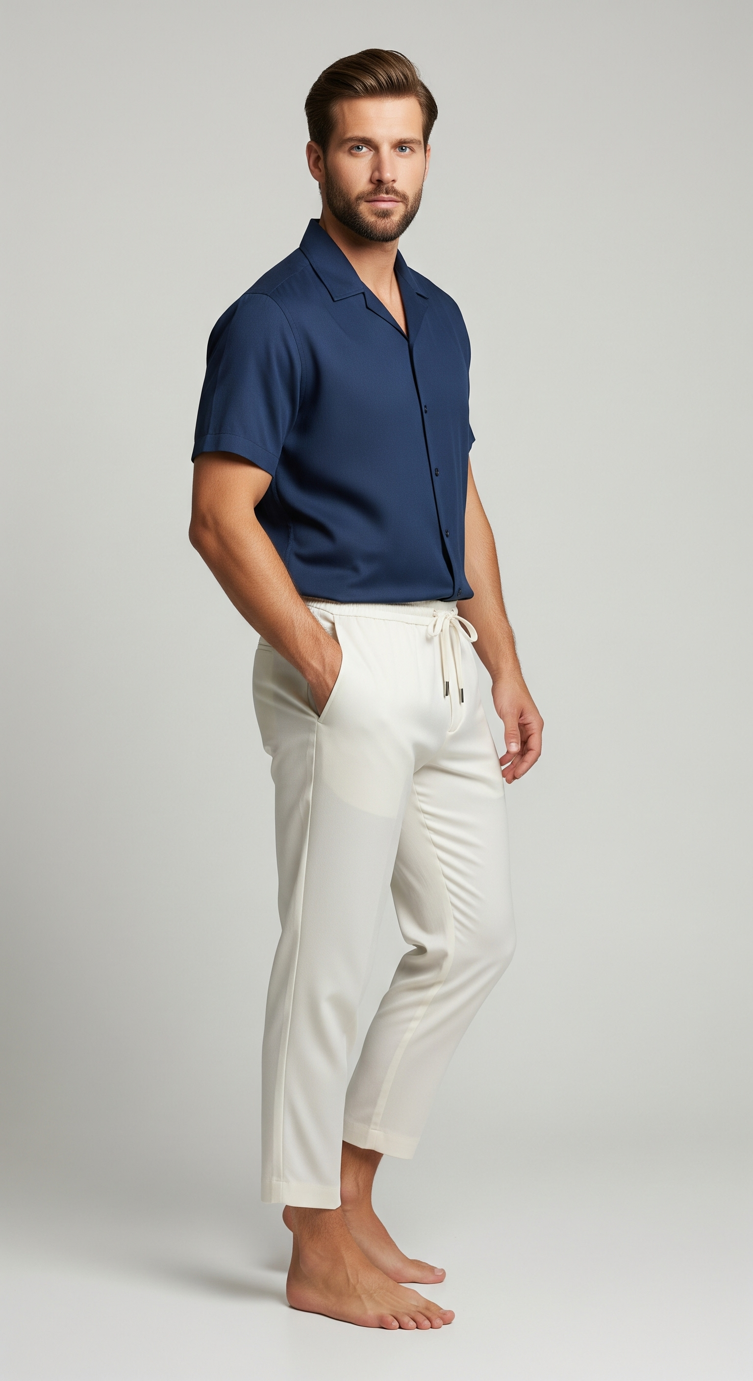 Set Estivo Uomo Completo T-shirt e Pantaloncini Casual Sportivo - - abbigliamento casual uomo abbigliamento estivo elegante camicia leggera uomo estivo estivo uomini indumenti in poliestere moda maschile outfit moderno outfit sets pantaloni lunghi uomo set abbigliamento uomo set estivo uomini uomini vestibilità ampia - Concept Palermo