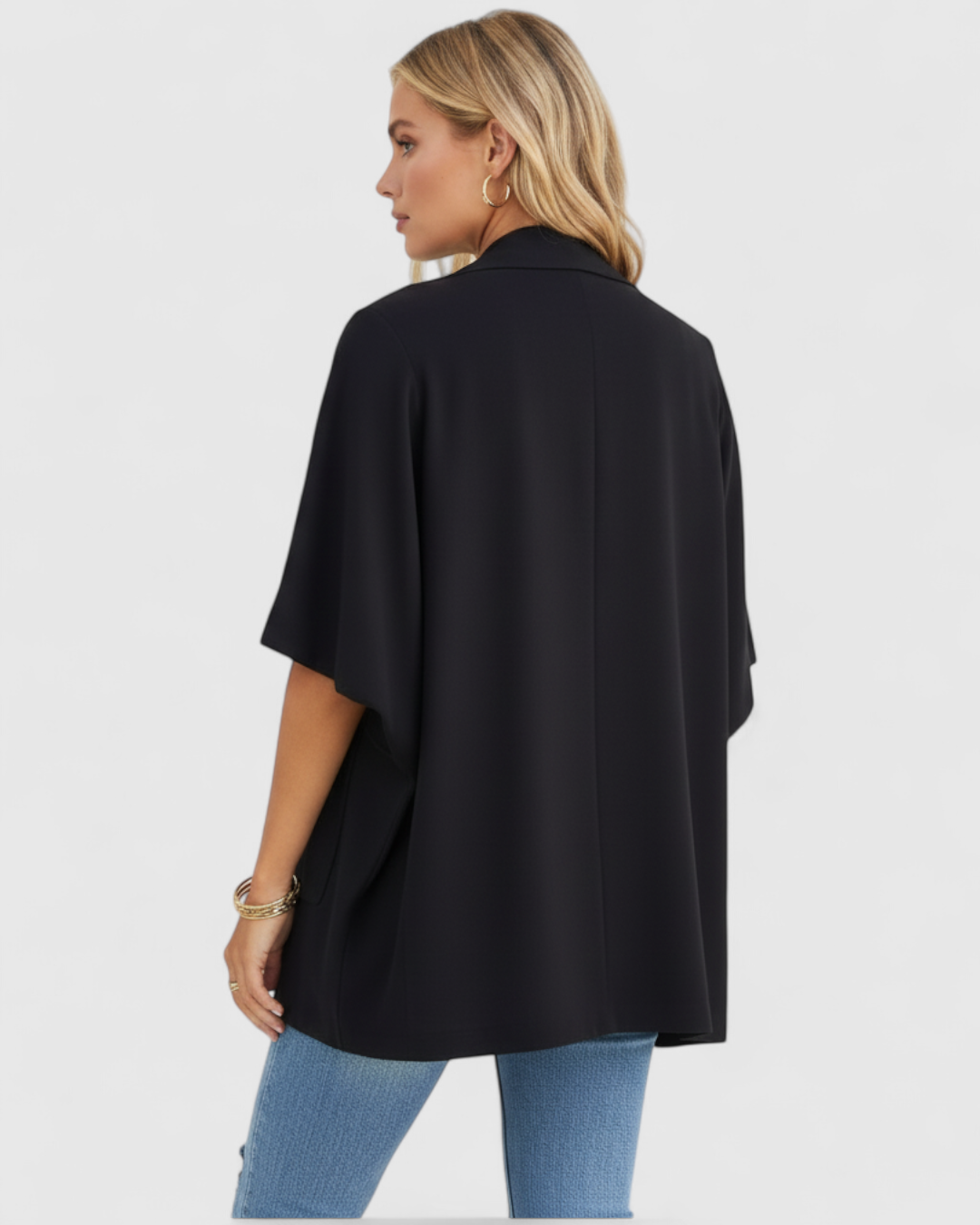 Cappotto Donna Midi in Cotone con Maniche Lunghe - Elegante e Confortevole - - abbigliamento casual cappotti cappotto cappotto colori vari cappotto con collo a revers cappotto cotone cappotto donna cappotto elegante cappotto maniche midi cappotto midi cappotto primaverile cappotto taglie grandi cotone donna maniche midi - Concept Palermo