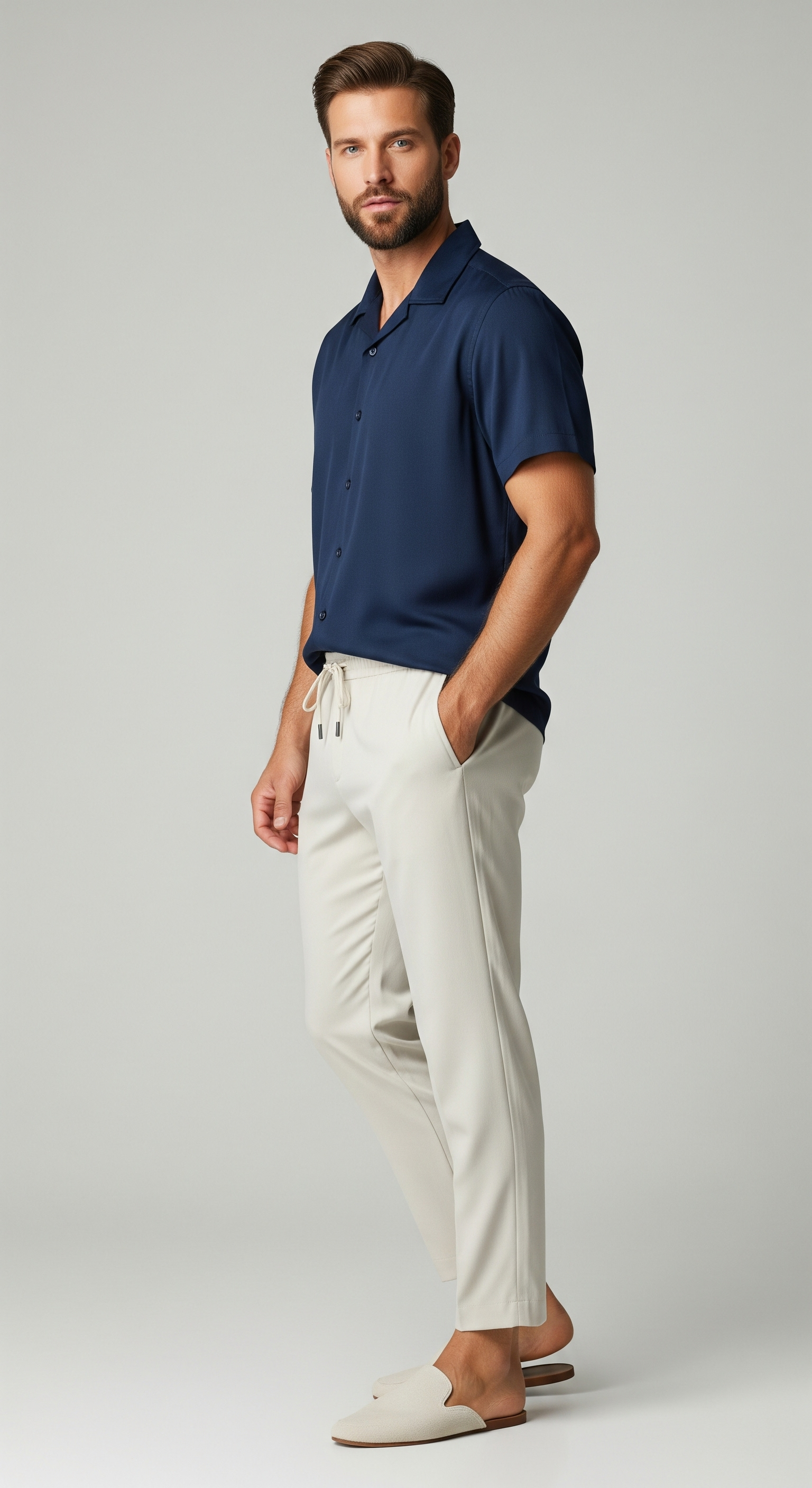 Set Estivo Uomo Completo T-shirt e Pantaloncini Casual Sportivo - - abbigliamento casual uomo abbigliamento estivo elegante camicia leggera uomo estivo estivo uomini indumenti in poliestere moda maschile outfit moderno outfit sets pantaloni lunghi uomo set abbigliamento uomo set estivo uomini uomini vestibilità ampia - Concept Palermo