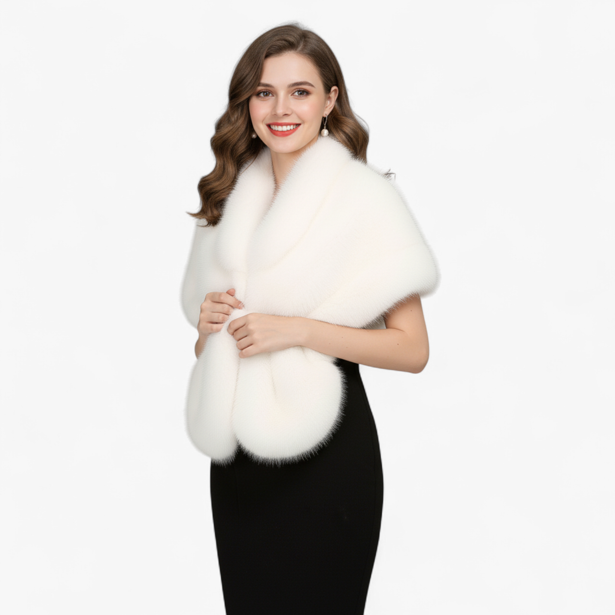 Sciarpa Donna in Pelliccia - - accessori moda calore donna donne eleganza fashion inverno lusso pelliccia sciarpa sciarpa di pelliccia sciarpa donna sciarpe e pashmine - Concept Palermo