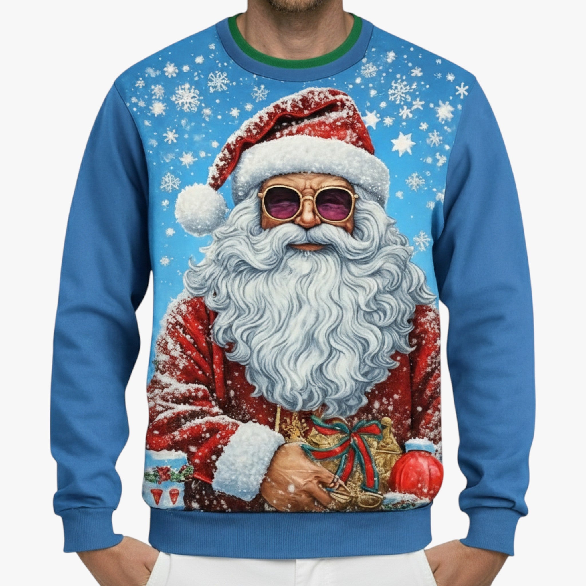 Maglione Natalizio Confortevole da Uomo con Motivo Musicale Festivo per un'Atmosfera Accogliente - Design 1 - 3D-geprinte trui accogliente atmosfera casual kerstmode confortevole feestdagen trui festivo kerstsweater heren lange mouwen shirt maglione maglione natalizio motivo musicale muziekpatroon trui ronde hals sweater winter kleding heren - Concept Palermo