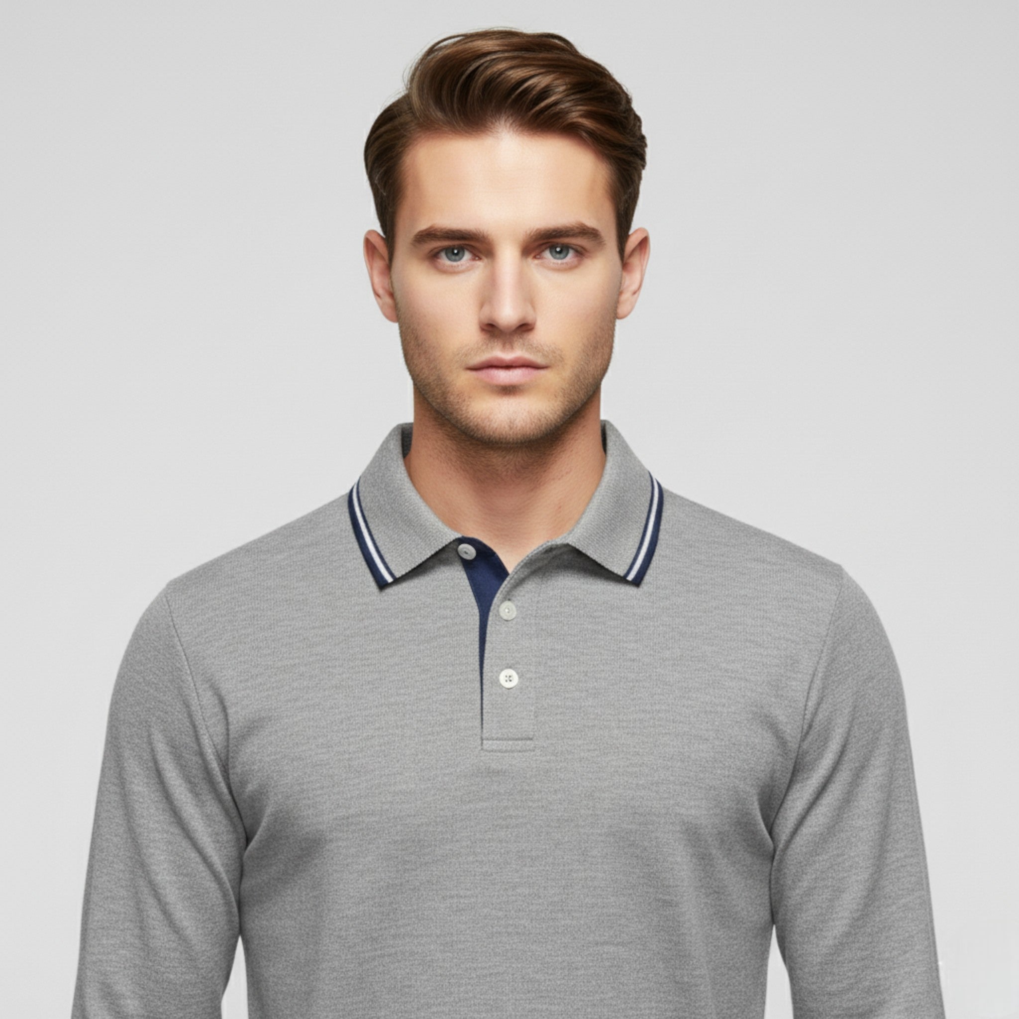 Polo da Uomo con Colletto Cotone - - Clothes clothes men Clothing colletto cotone men's top clothes polo polo uomo Sweater sweater men sweaters uomo - Concept Palermo