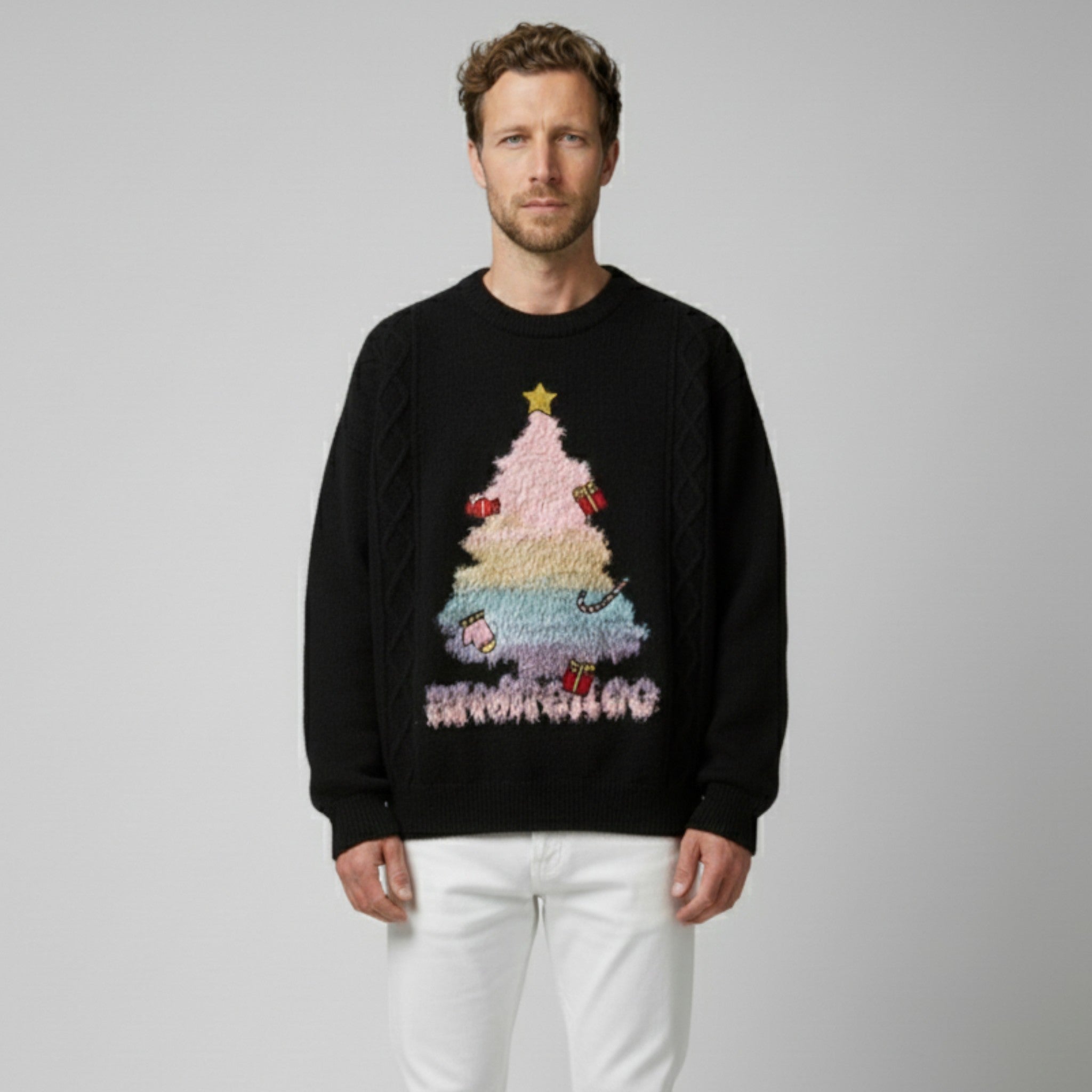 Maglione da uomo comodo invernale lavorato a maglia per una giornata autunnale alla moda - - 100% acryl alla autunnale casual trui comfortabele pasvorm gebreide trui giornata heren trui herfsttrui invernale lavorato machinewasbaar maglia maglione maglione uomo mode trui ronde hals trui trui voor mannen wintertrui - Concept Palermo