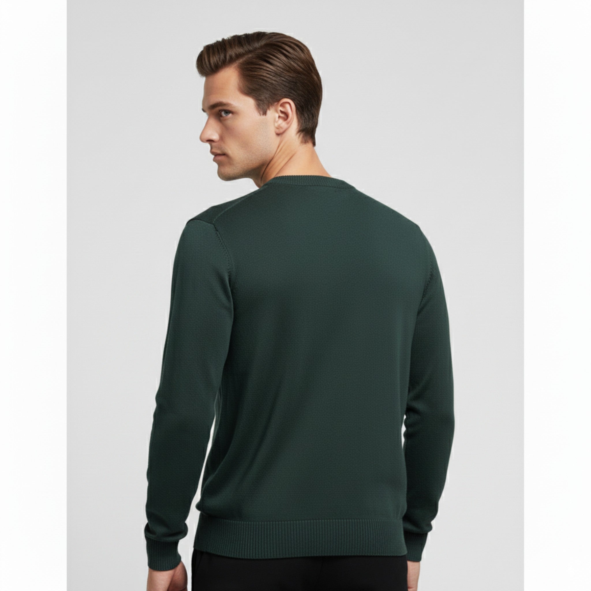 Maglione da Uomo con Scollo a V Cotone - - cotone maglione maglione uomo scollo Sweater uomo - Concept Palermo