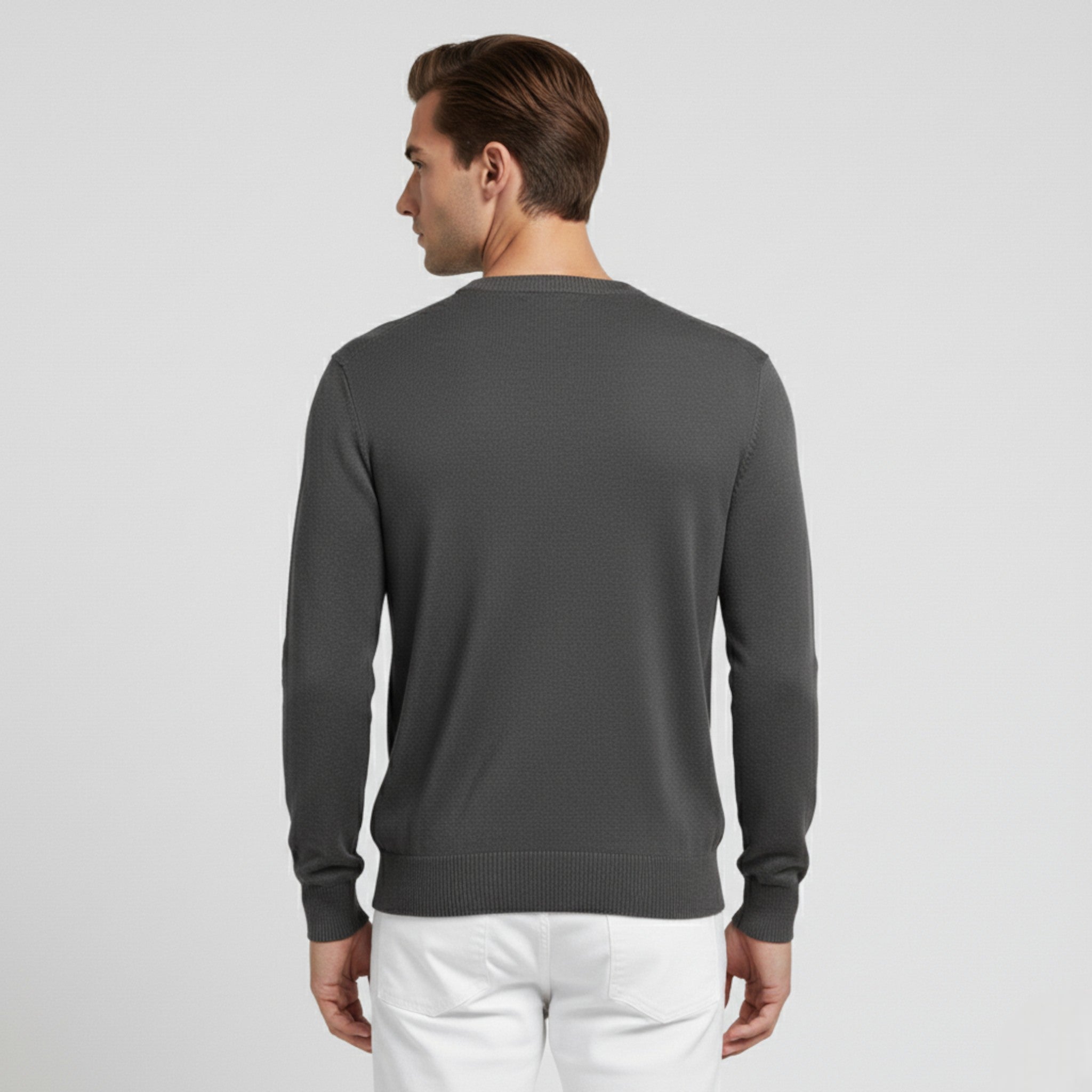 Maglione da Uomo con Scollo a V Cotone - - cotone maglione maglione uomo scollo Sweater uomo - Concept Palermo