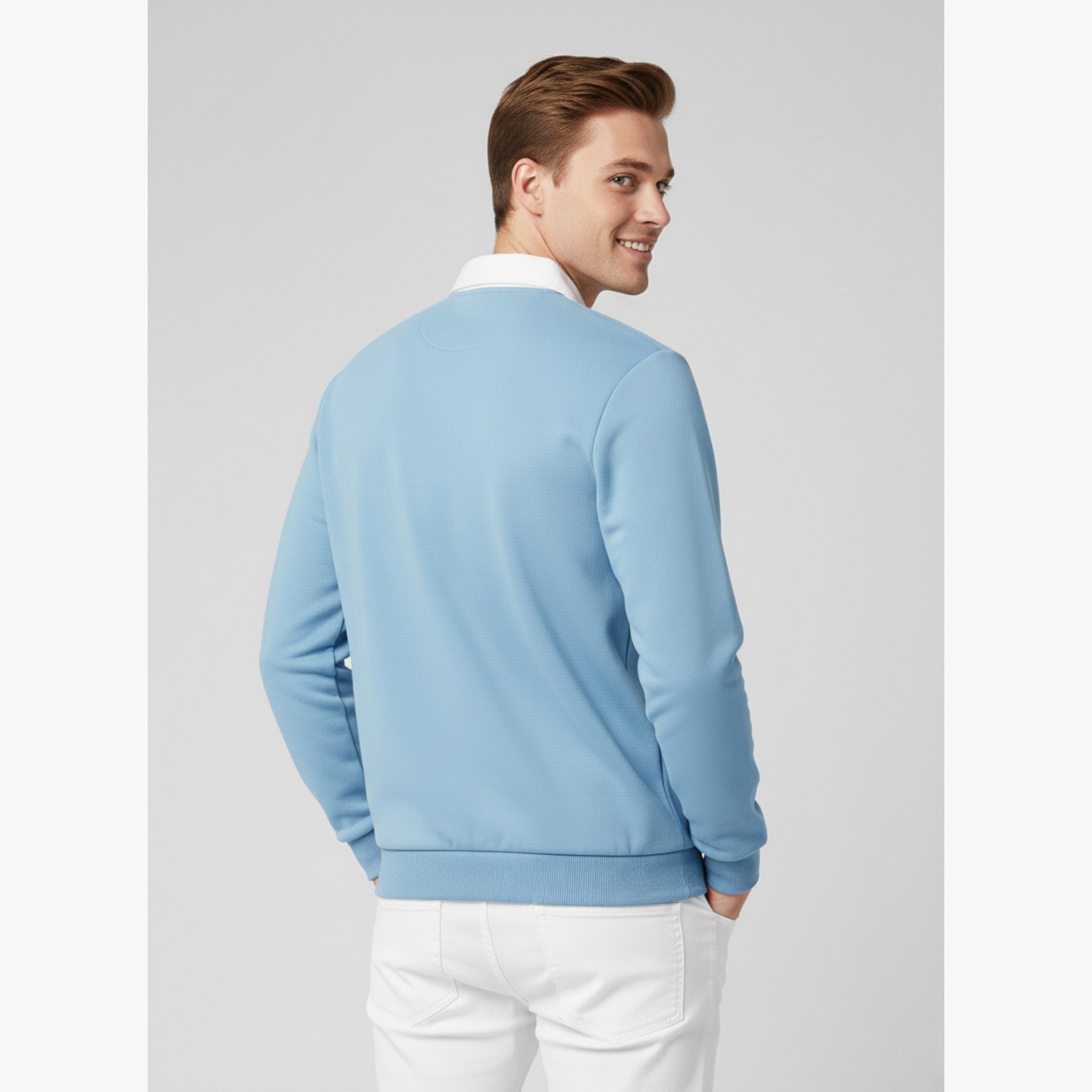 Pullover Maschile in Pile con Bottoni - - bottoni maschile pile pullover pullover maschile Sweaters - Concept Palermo