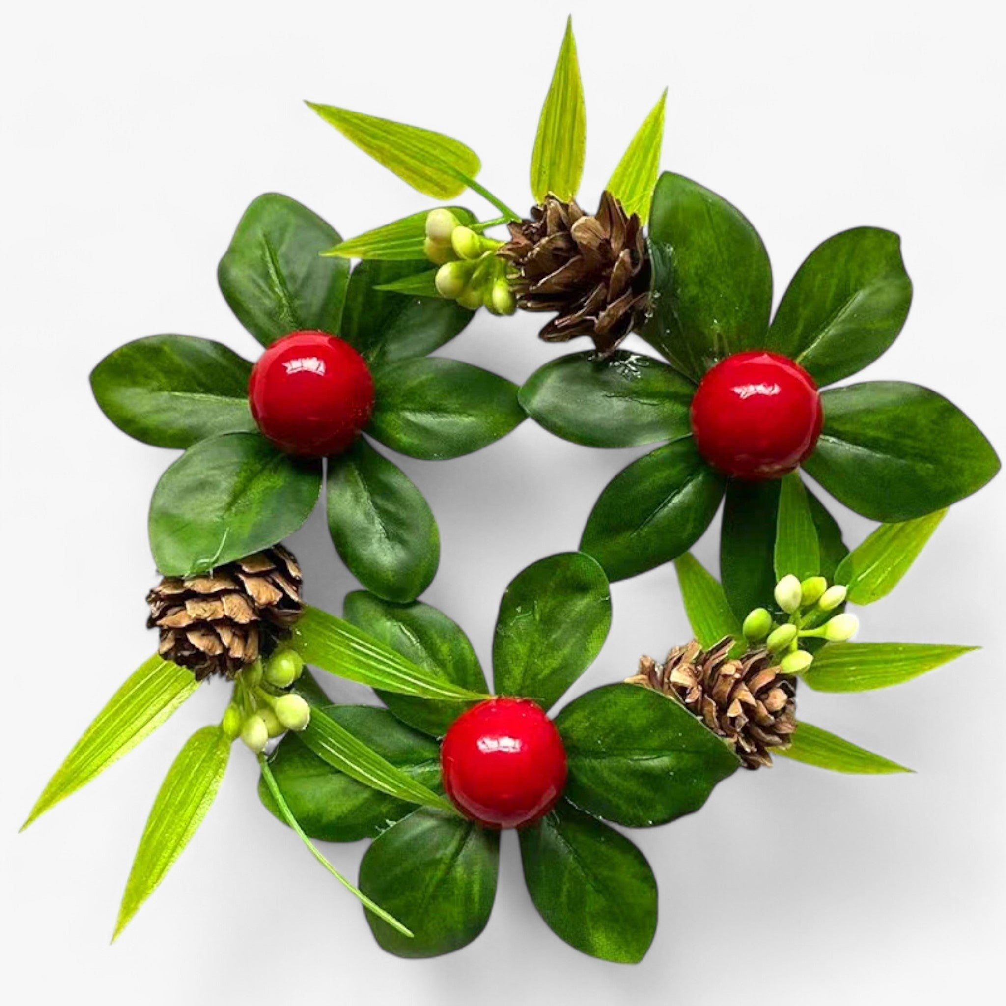 Ghirlanda Natalizia Fai Da Te Per Porta - Fiore 6 1 +1 GRATIS - artigianato natalizio atmosfera natalizia decorazione caminetto decorazione giardino decorazione natalizia decorazioni festive decorazioni per porte decorazioni stagionali fai da te ghirlanda ghirlanda natalizia natalizia porta serpente artificiale - Concept Palermo