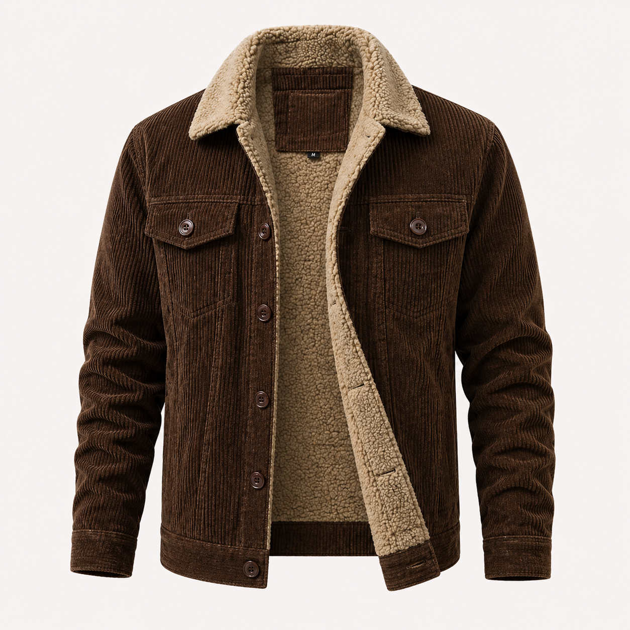 Giacca Uomo Vintage Velluto a Costine Marrone - Stile Classico e Comfort - - abbigliamento primavera costine giacca giacca autunno giacca elegante giacca must-have giacca uomo giubbotti da uomo guardaroba versatile look formale stile classico stile pratico tessuto di qualità uomo velluto velluto a costine vintage - Concept Palermo