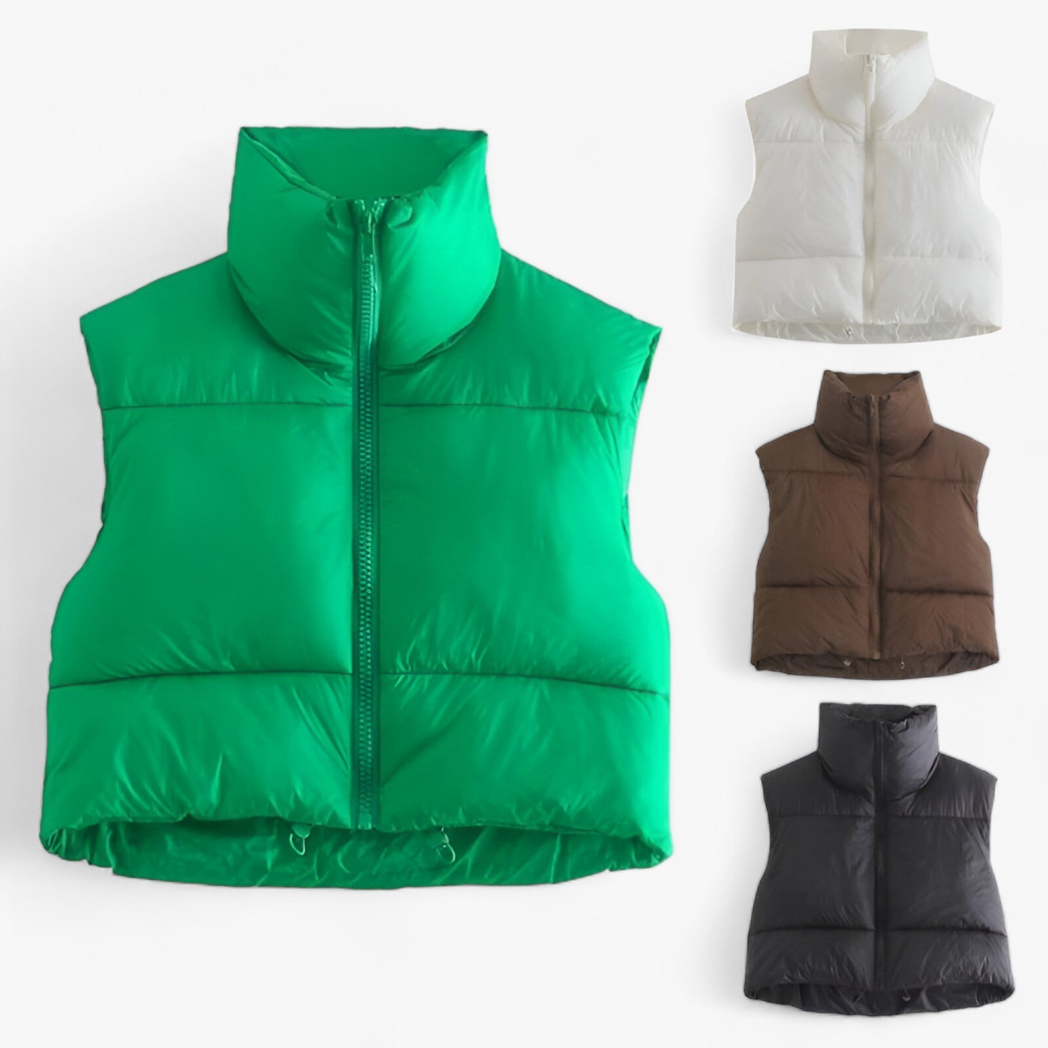 Gilet Donna Trapuntato Senza Maniche - - abbigliamento caldo abbigliamento esterno da uomo donna gilet gilet donna gilet elegante gilet invernale gilet trapuntato isolamento termico maniche moda inverno outfit invernale stile moderno trapuntato veste versatile - Concept Palermo