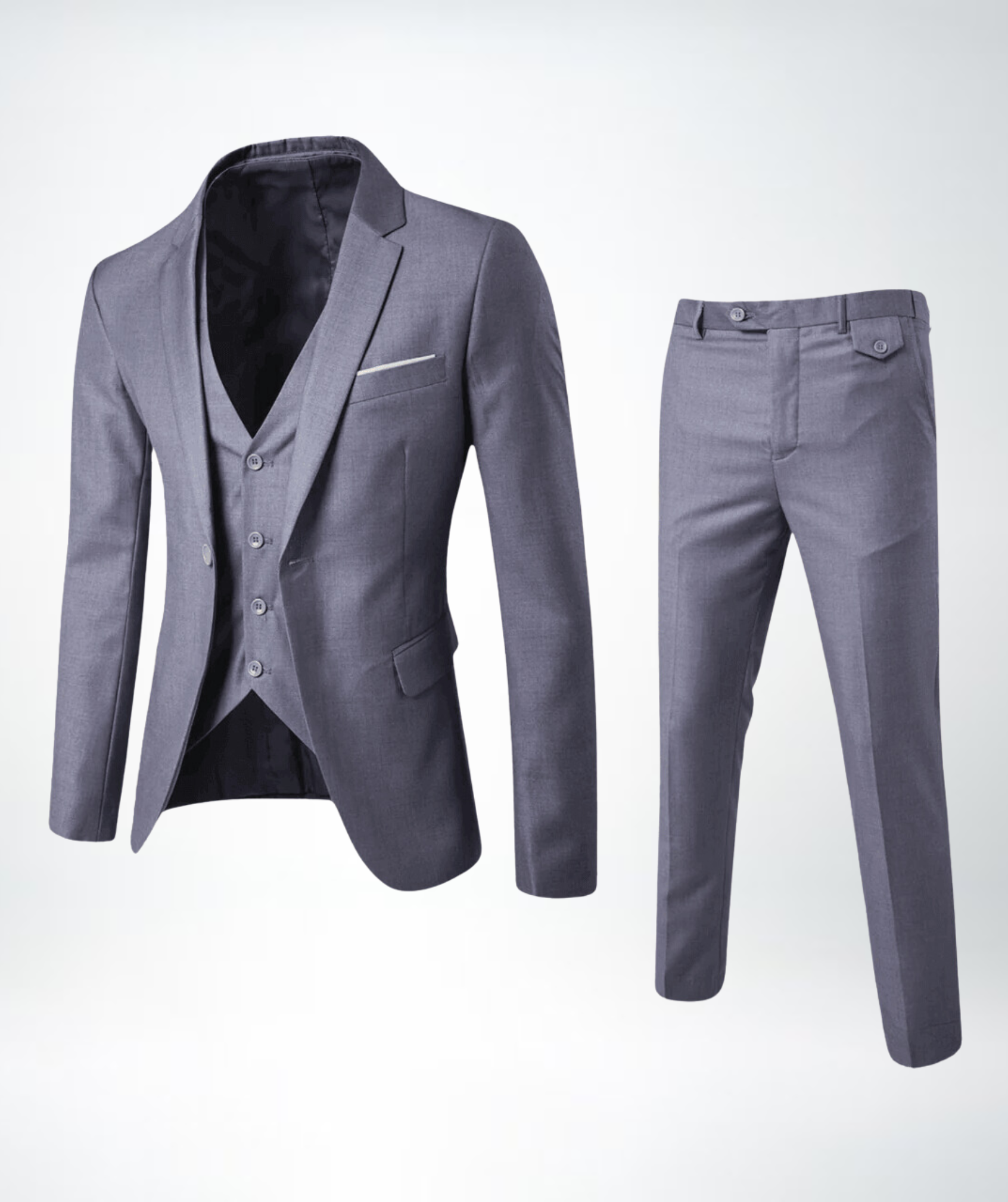 Abito da Uomo Tre Pezzi Slim Fit - Completo Elegante Moderno