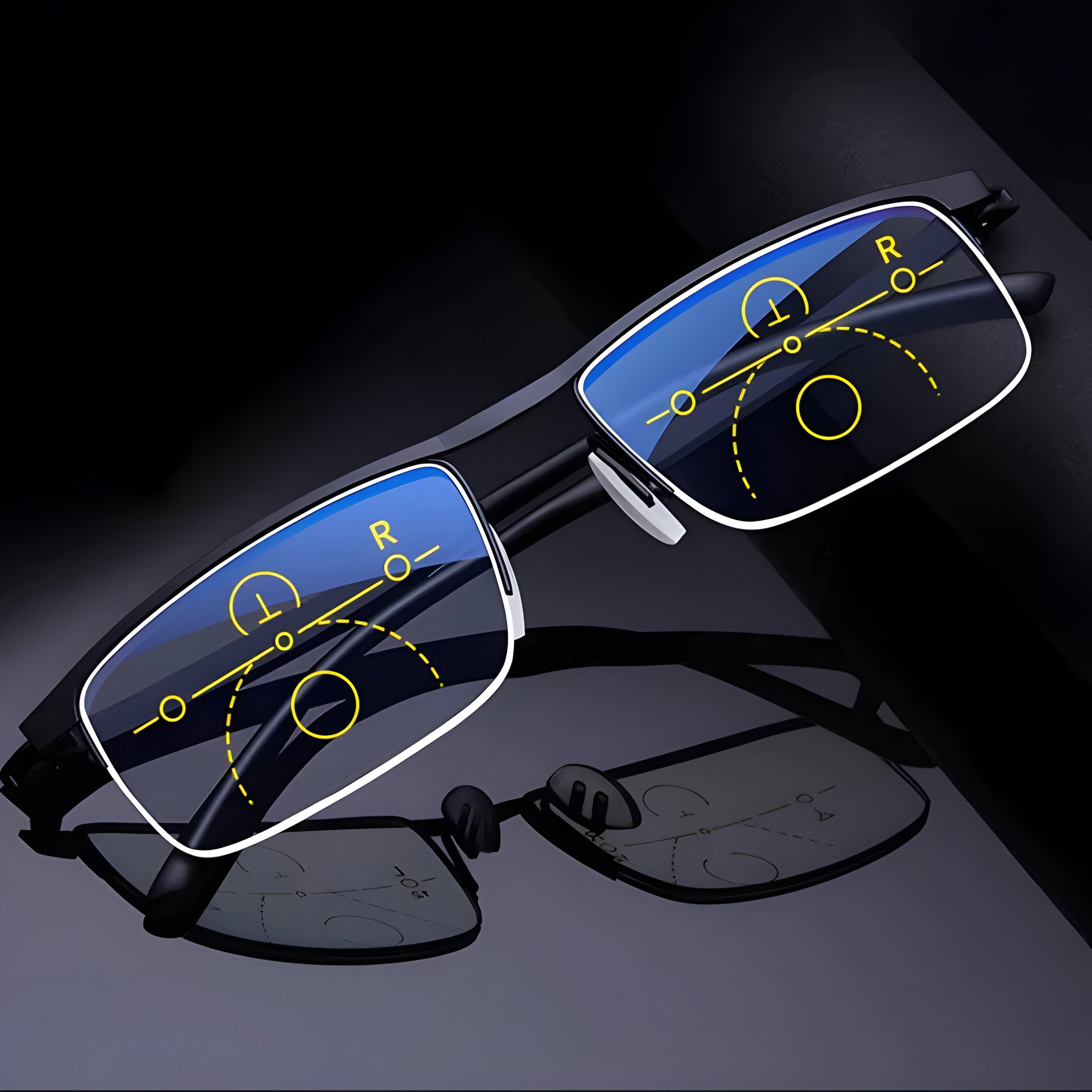 Occhiali da Lettura Intelligenti™ Uomo - - glasses intelligenti lettura lumi | occhiali da lettura intelligenti™ - € occhiali occhiali lettura reading glasses unisex uomo - Concept Palermo