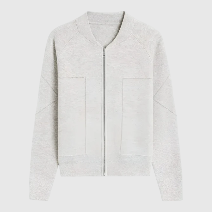 Giacca da Donna con Cerniera – Leggera e di Stile - Grigio - cerniera donna giacca giacca autunnale donna giacca casual donna giacca donna giacca donna con cerniera giacca elegante donna giacca leggera donna giacca pratica con zip giacche da donna leggera stile - Concept Palermo