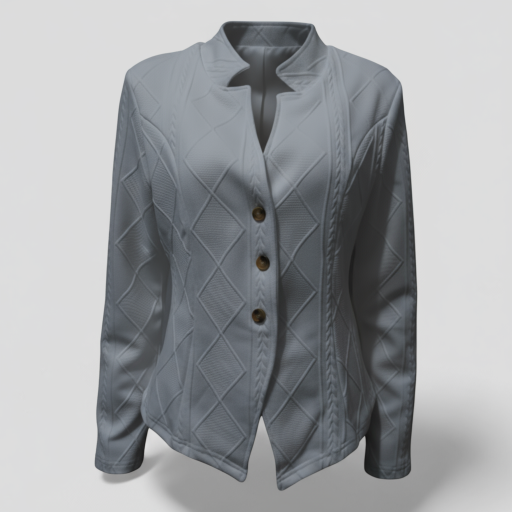 Camicia a Maniche Lunghe Pelle - Grigio - - Concept Palermo