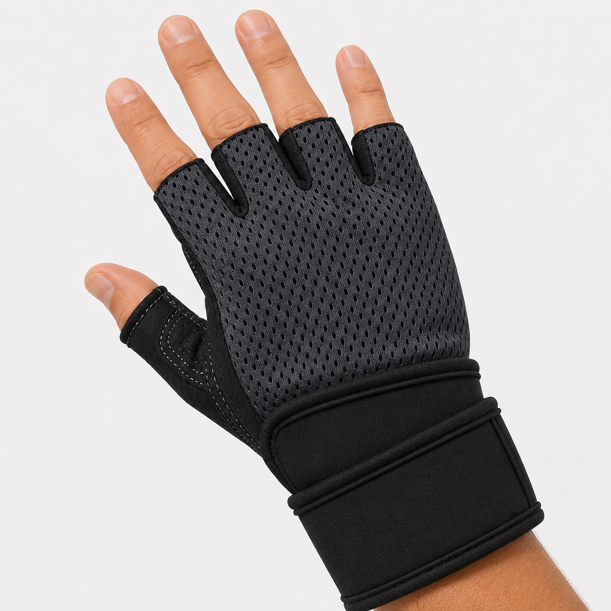 Guanti da palestra con grip antiscivolo e supporto polso Uomo - - alvin | guanti da palestra con grip antiscivolo e supporto polso - €25 antiscivolo gloves gloves for men grip guanti guanti palestra mens gloves palestra polso supporto - Concept Palermo