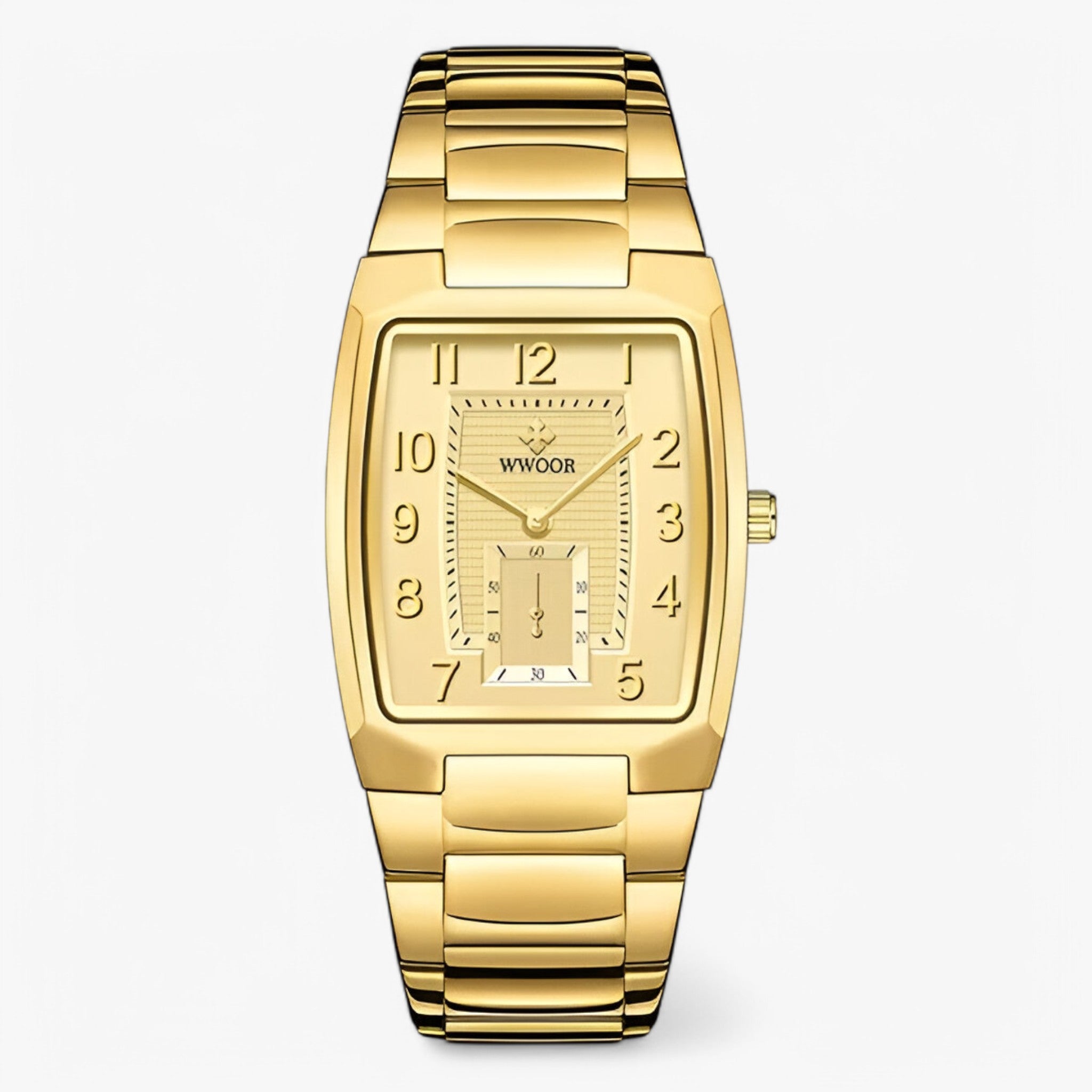 Orologio Business di Lusso con Quadrante Quadrato Uomo - oro - accessoires business horloges orologio orologio business quadrante quadrato uomo watches - Concept Palermo