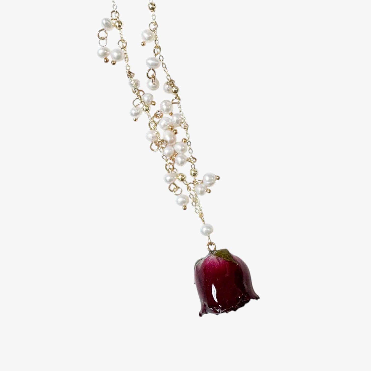 Collana Royal Rose con un tocco romantico Rosa Lana - - collana collana royal elegant womens necklaces jewelry lana necklace Necklaces for Women romantico royal tocco - Concept Palermo