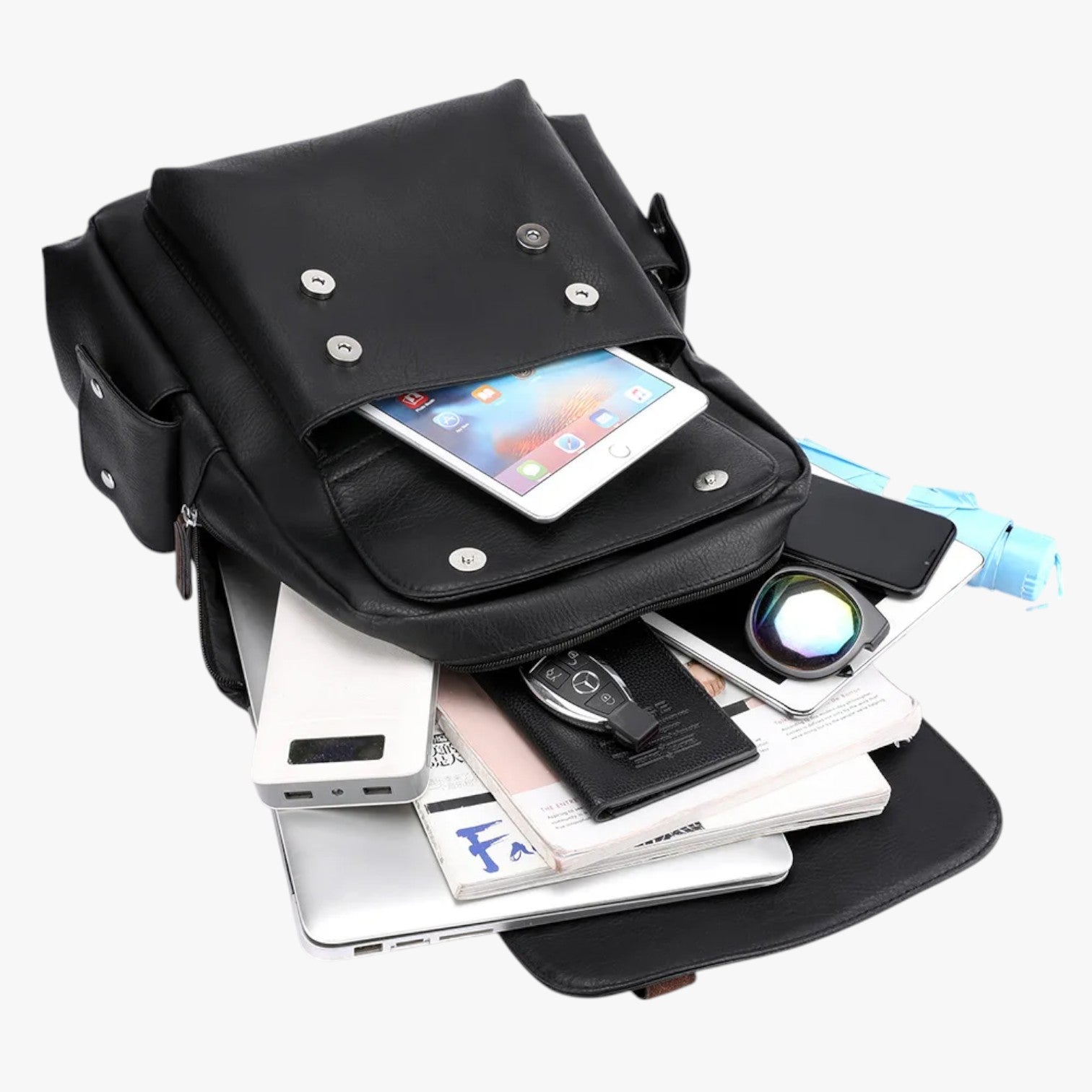 Zaino impermeabile in pelle PU per laptop: stile e protezione Uomo - - Backpack bags bags for men impermeabile laptop mens bag pelle protezione stile uomo zaino - Concept Palermo