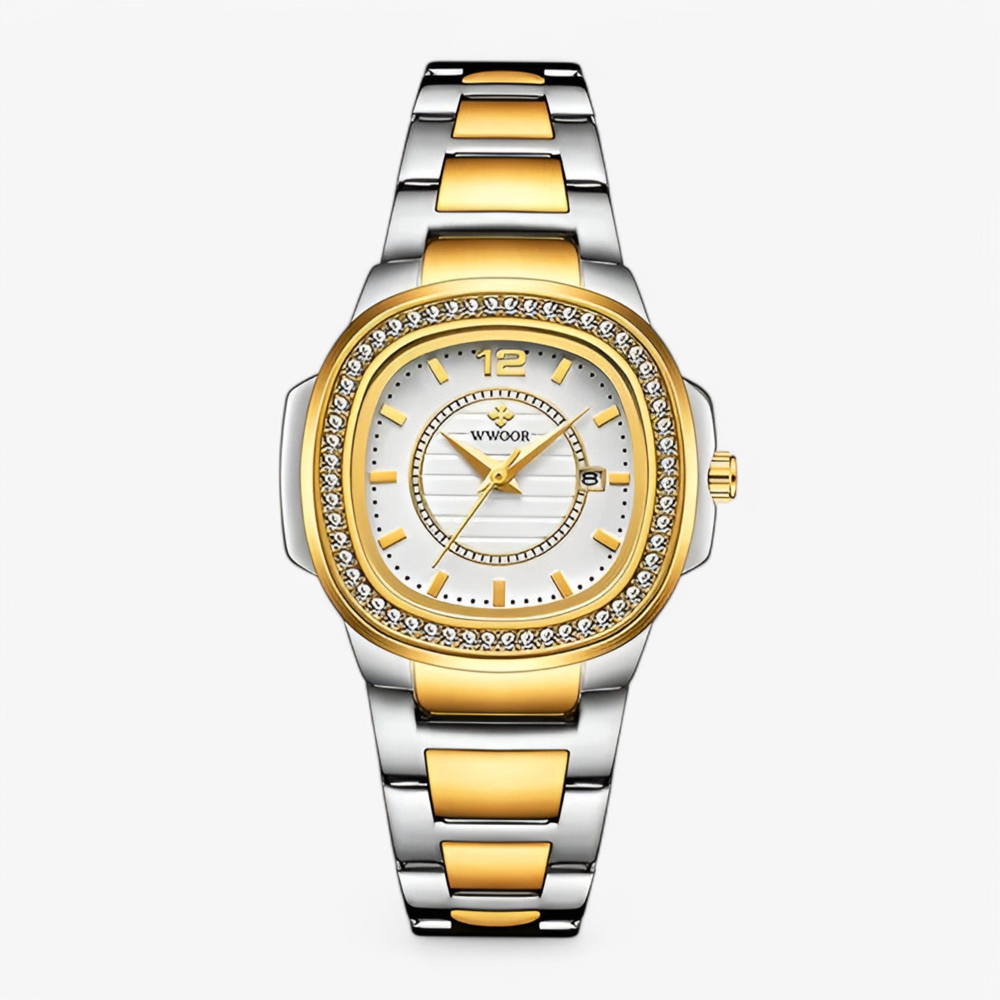 Orologio da polso da donna in oro con diamanti - oro bianca - diamanti donna orologio orologio polso polso watch for men watches - Concept Palermo