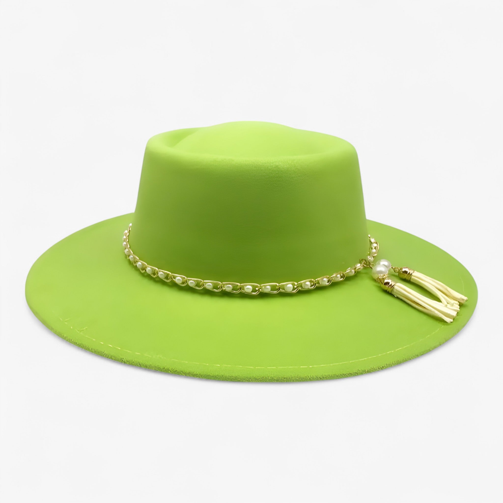 Cappello Fedora in Lana con Perle - 16 - cappello cappello fedora fedora jannela | cappello fedora in lana con perle - €25 lana perle - Concept Palermo