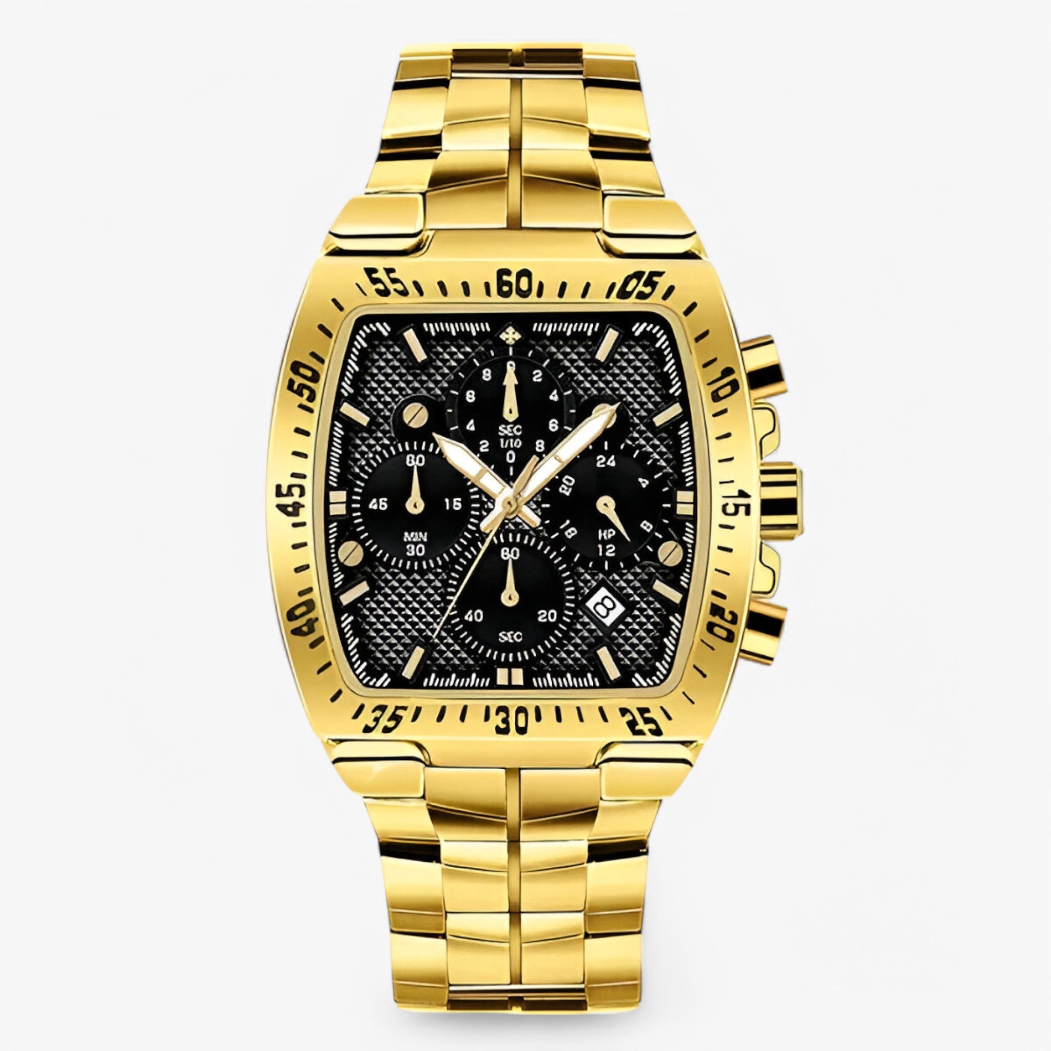 Orologio Militare di Lusso Uomo - oro nero - accessoires horloges militare orologio orologio militare uomo watches - Concept Palermo