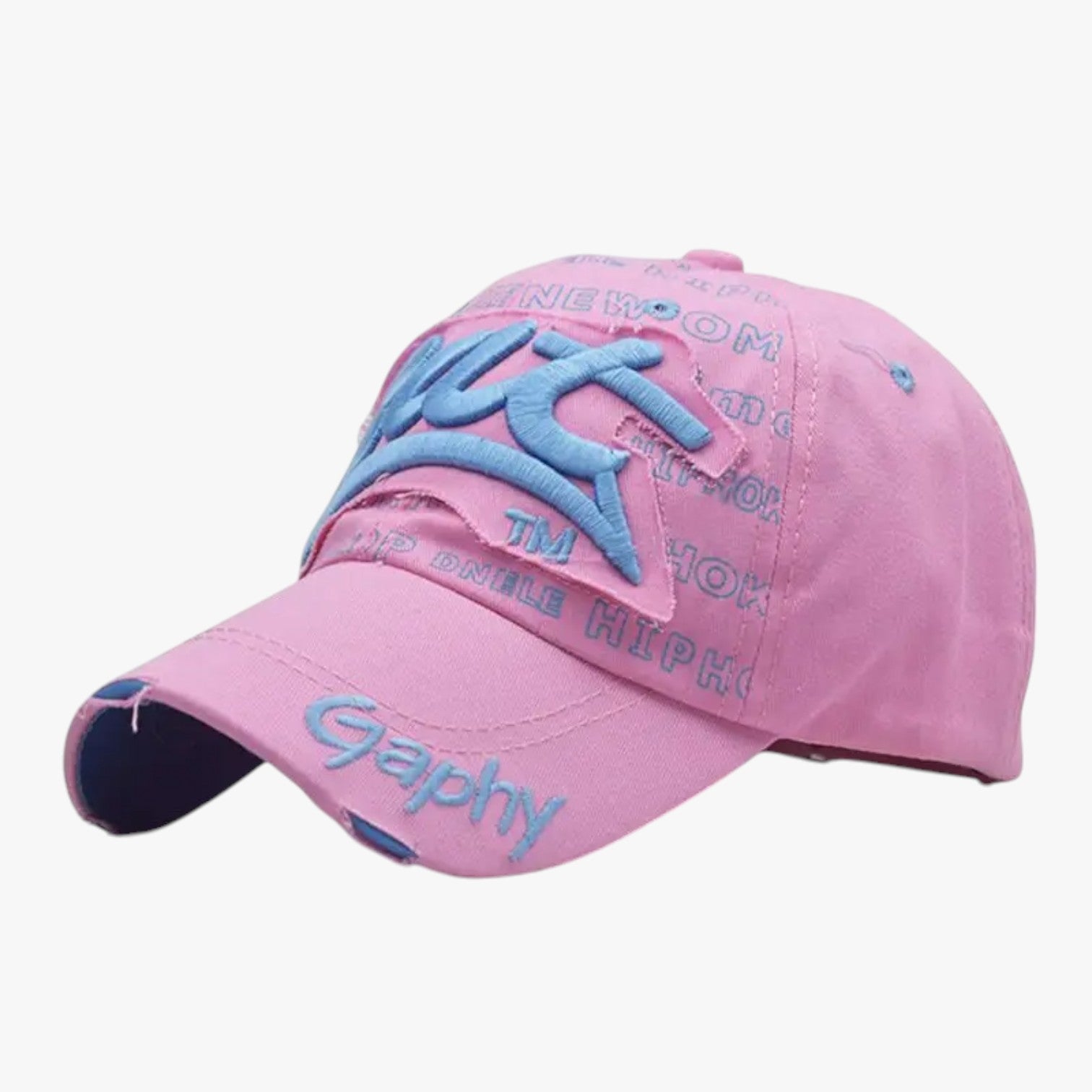 Berretto snapback in cotone per uomo - Stile cool con ricamo di squali Lino - Roze XXL >8J - Baseball caps berretto berretto snapback caps cool cotone lino men's hat mens accessory ricamo snapback - Concept Palermo