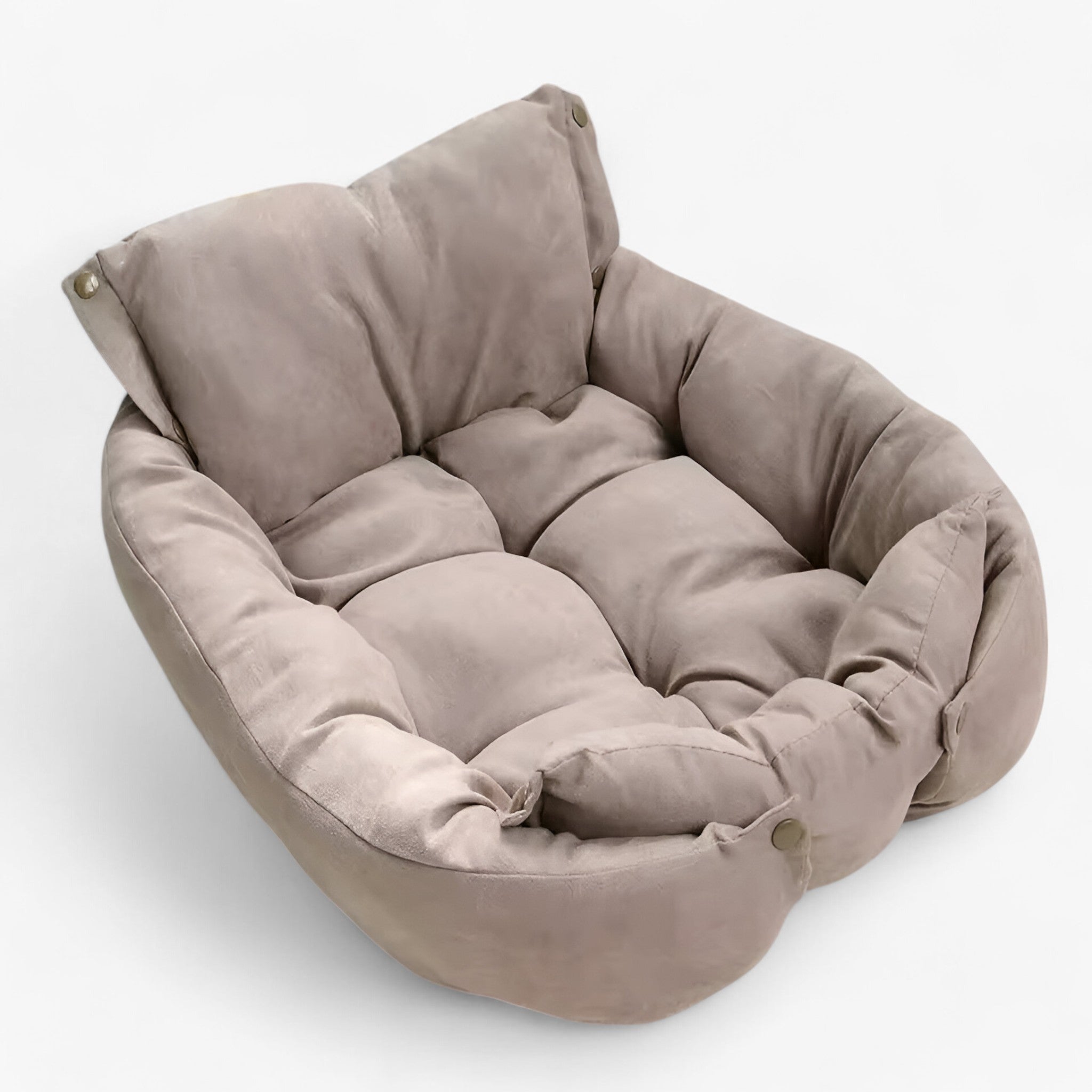Letto Multifunzionale 3-in-1 per Cani e Gatti, Cuccia Morbida e Cuscino Rimovibile per Interni - Marrone - animali cani gatti letto letto animali multifunzionale pets & supplies uomo - Concept Palermo